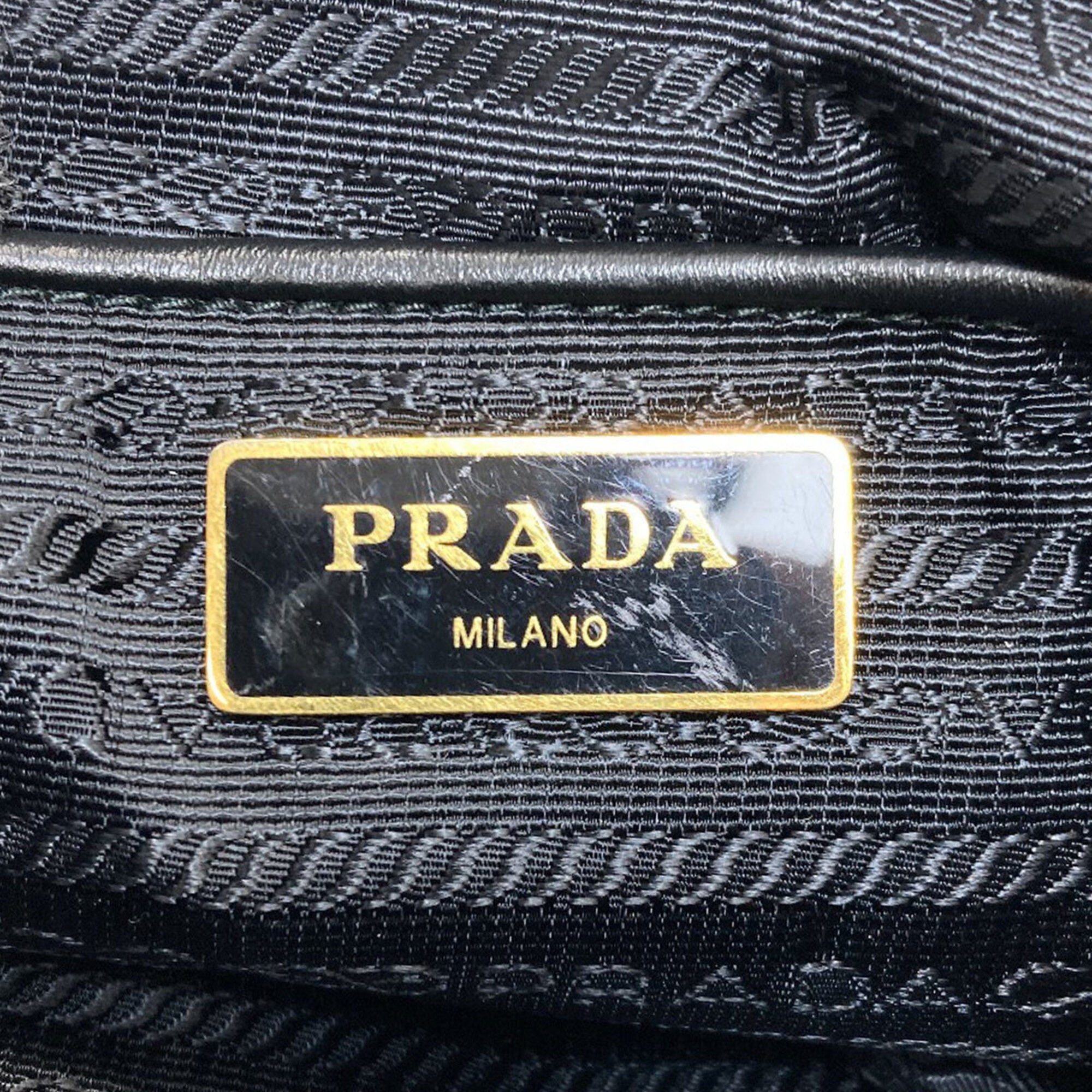 Prada Black Nylon Backpack (Pre-Owned)