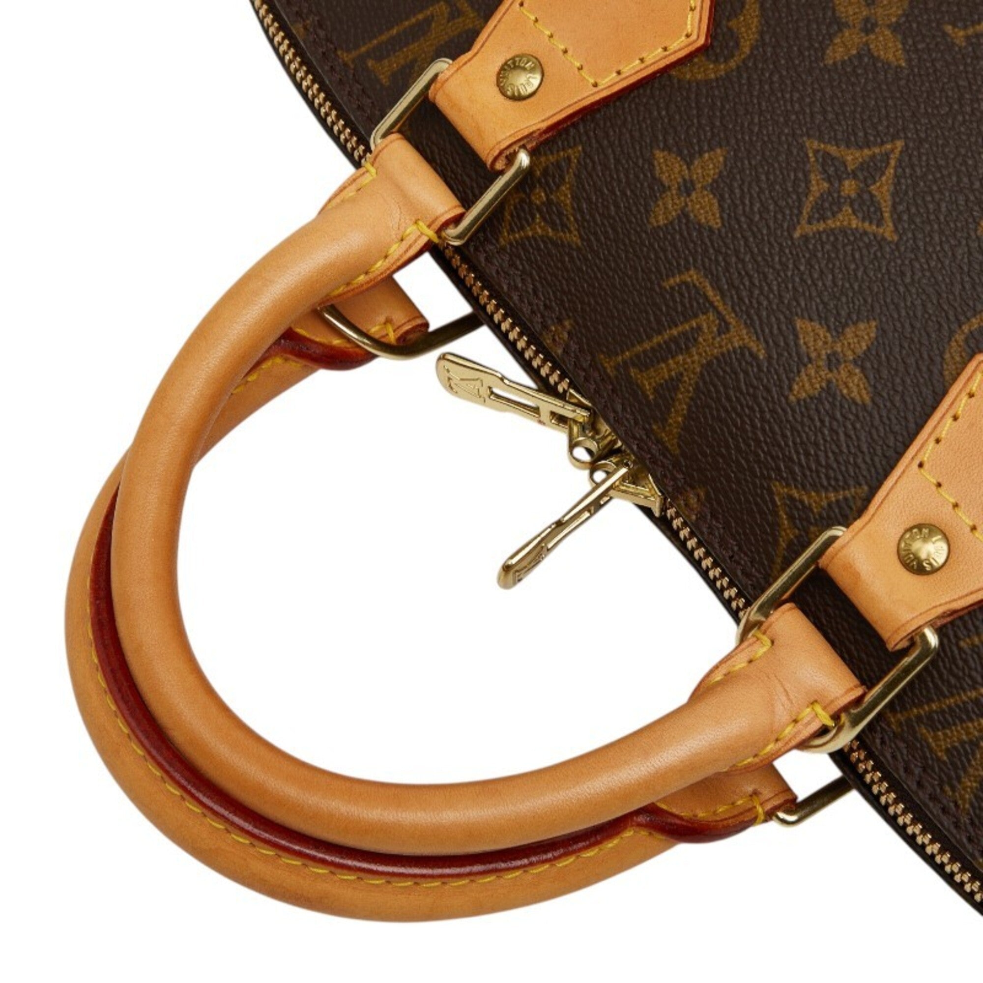 Louis Vuitton Monogram Brown Pvc Leather Handbag (Pre-Owned)