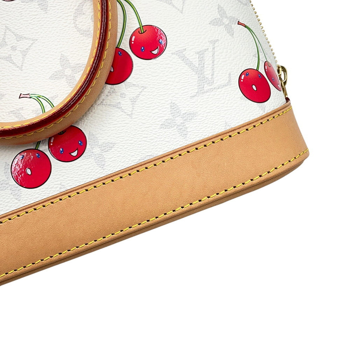 Louis Vuitton Monogram Cherry Monogram Cherry White Handbag Shoulder Bag (Pre-Owned)