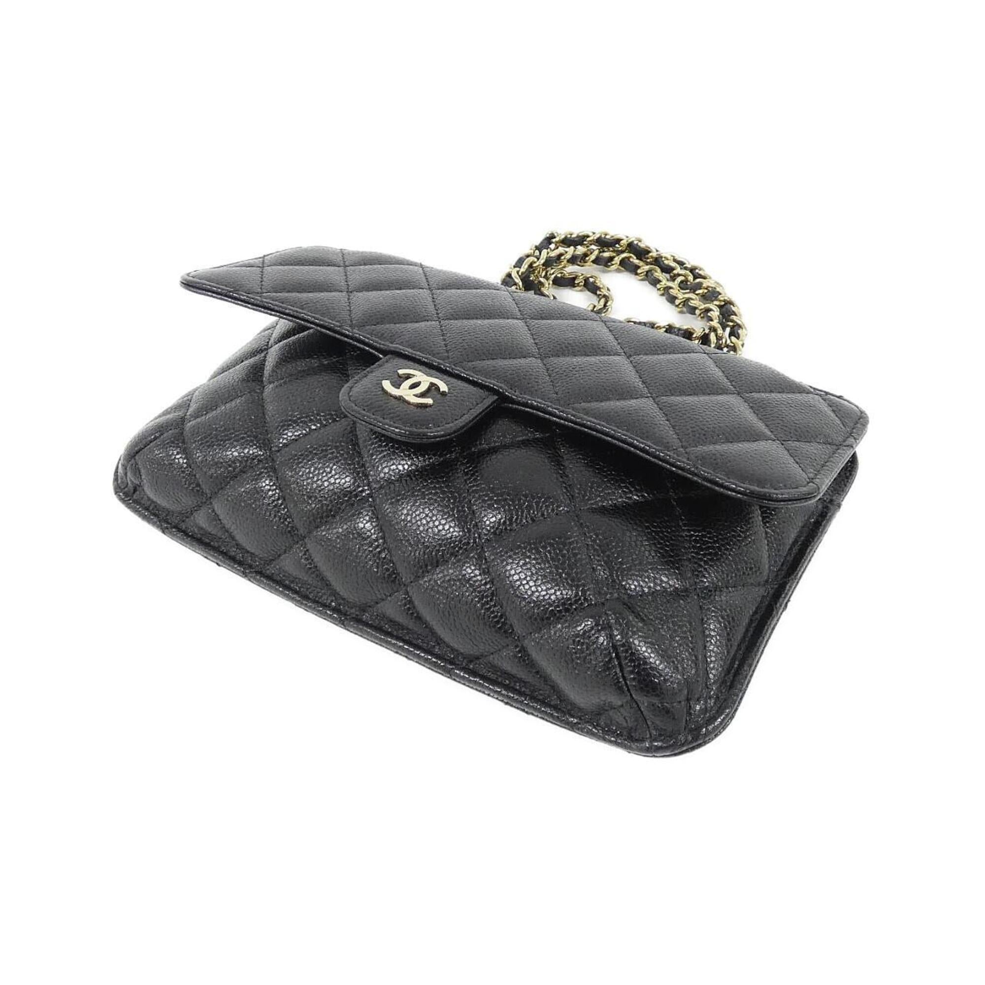 Chanel Black Pink Canvas Handbag (Pre-Owned)
