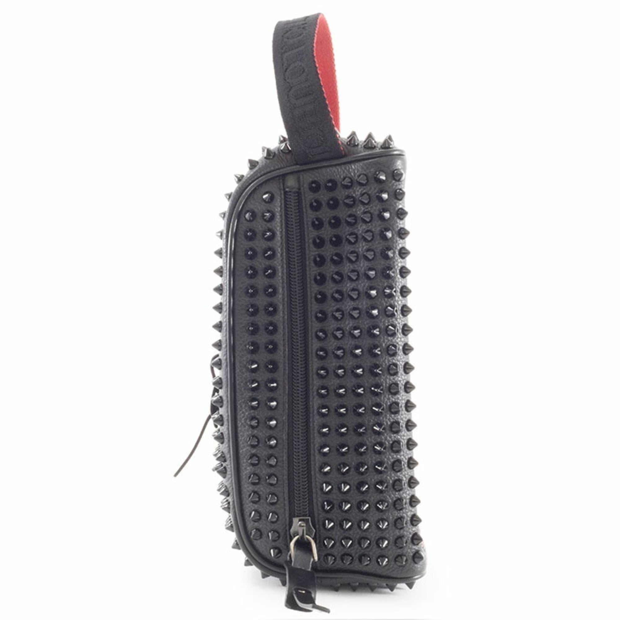 Christian Louboutin Black Leather Clutch Bag (Pre-Owned)