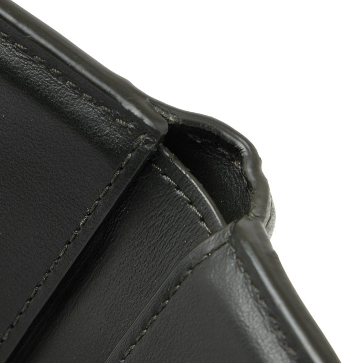 Bottega Veneta Khaki Leather Bill Wallet (Bi-Fold) (Pre-Owned)