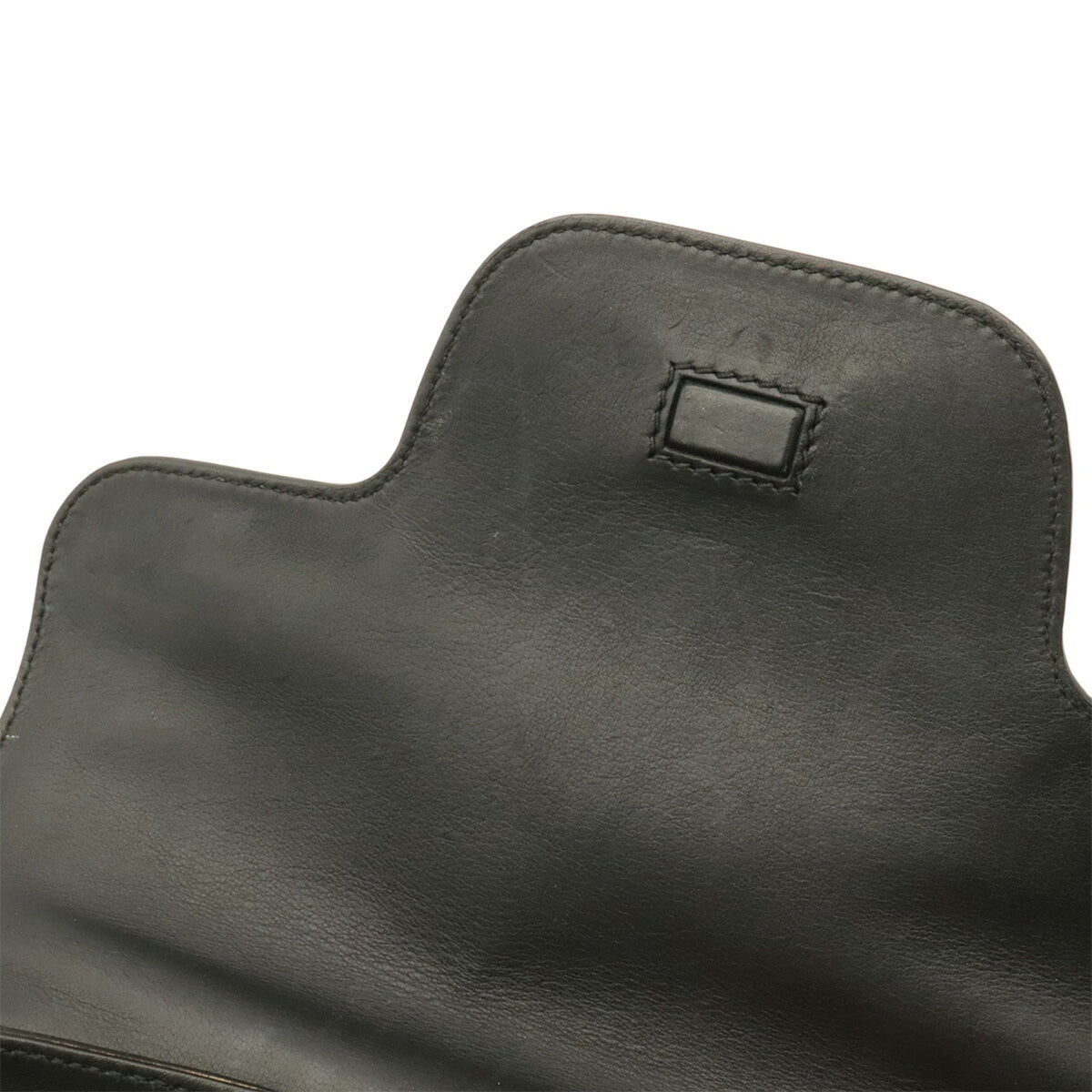 Salvatore Ferragamo Gancini Black Leather Handbag Shoulder Bag (Pre-Owned)