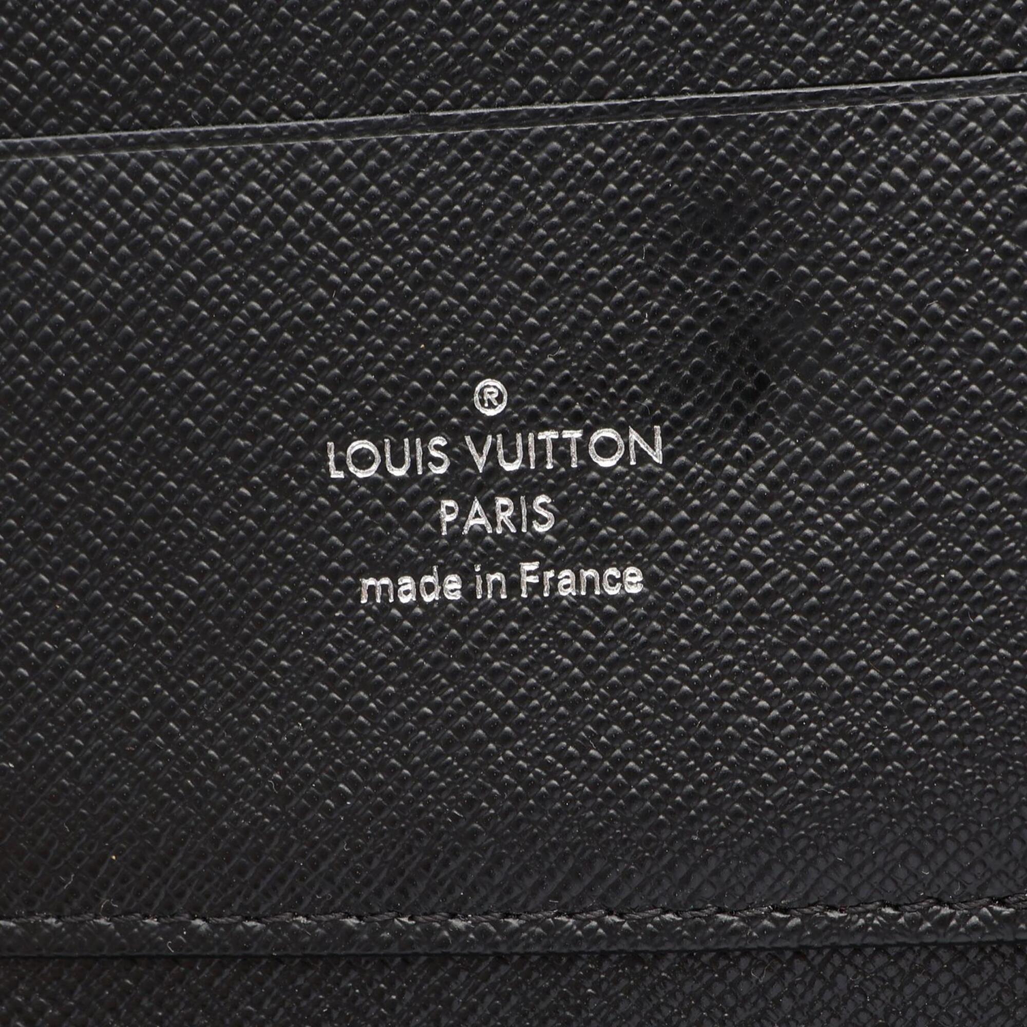 Louis Vuitton Black Damier Graphite Long Wallet (Bi-Fold) (Pre-Owned)