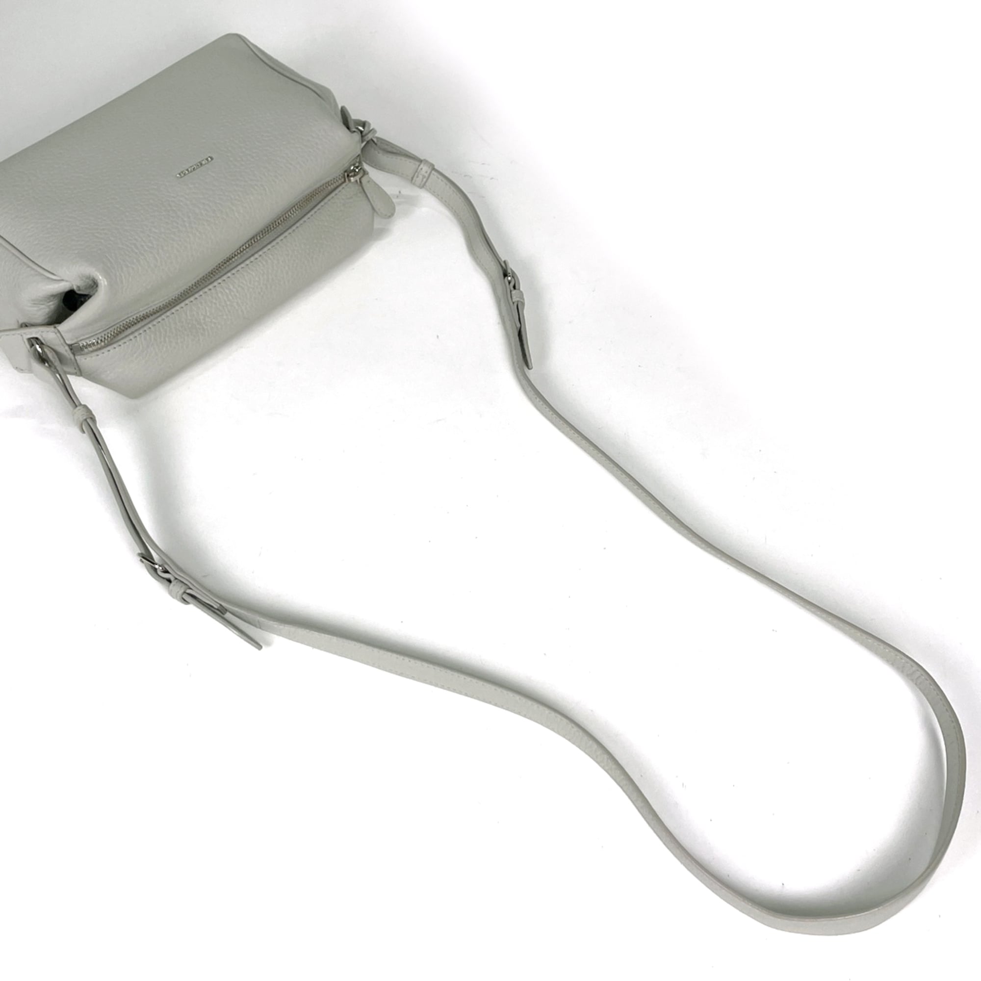 Balenciaga Light Gray Leather Shoulder Bag (Pre-Owned)