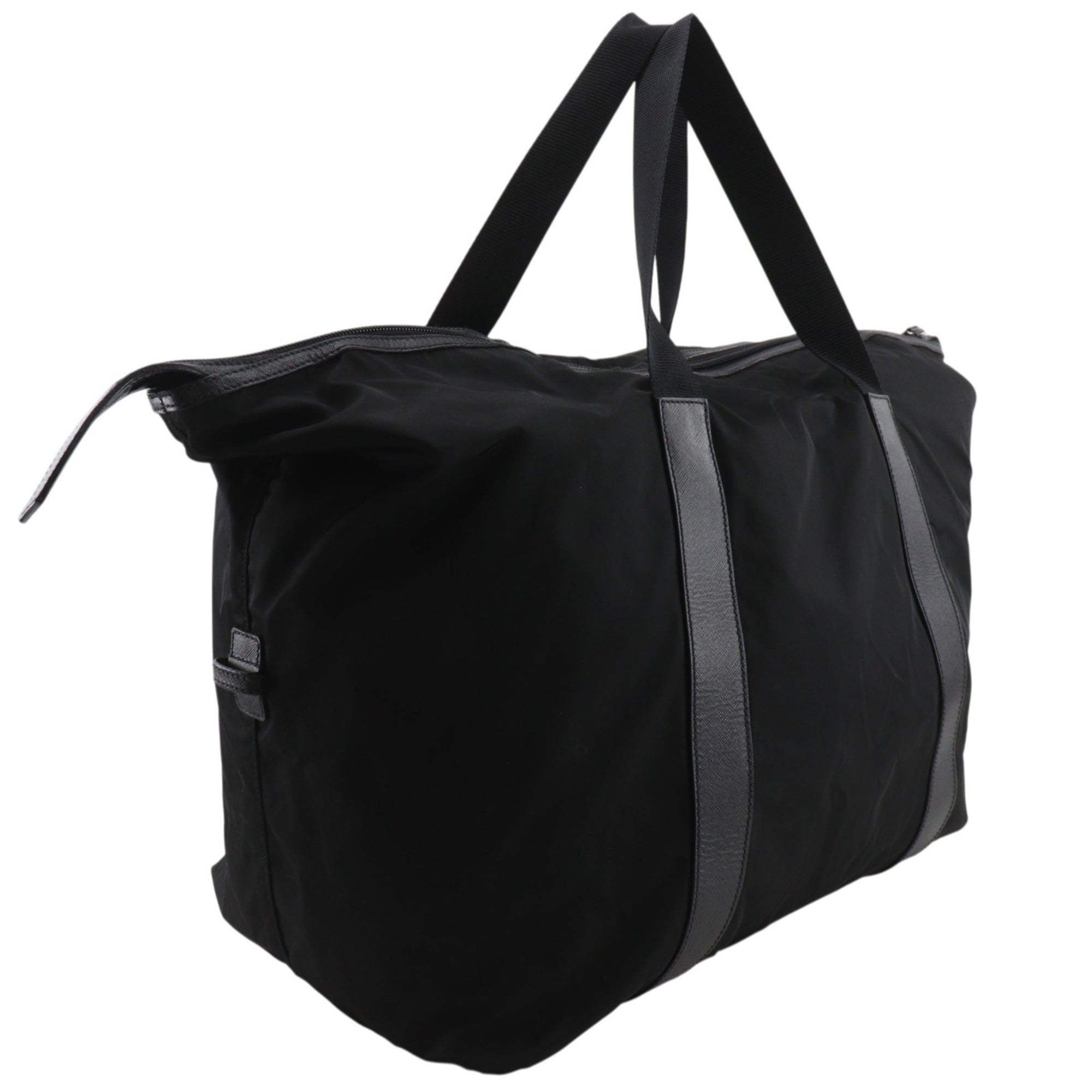 Prada Black Nylon Boston Bag (Pre-Owned)