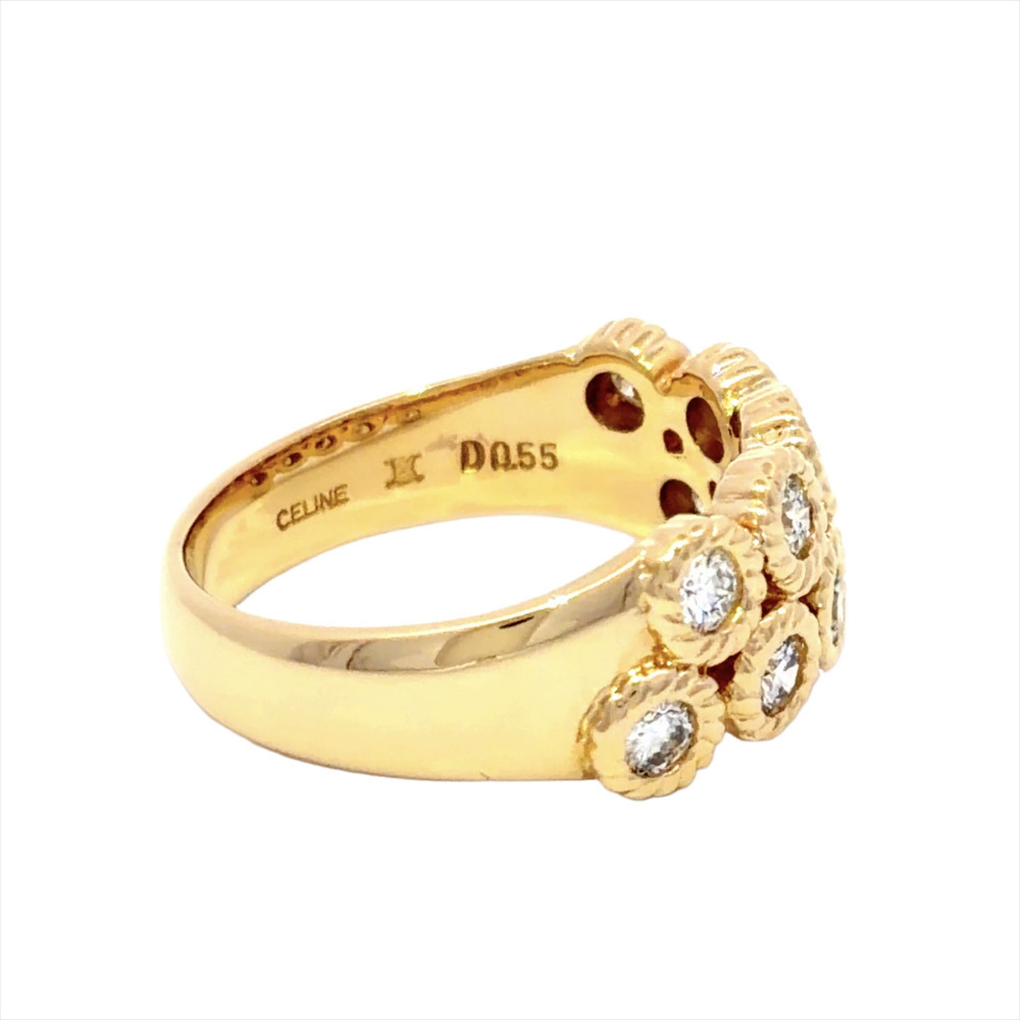 Celine Yellow Gold (18K) Band Ring (Pre-Owned)