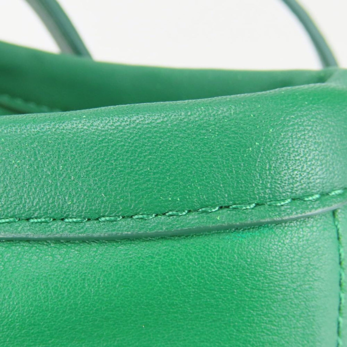 Coach Gray Green Leather Tote Bag (Pre-Owned)