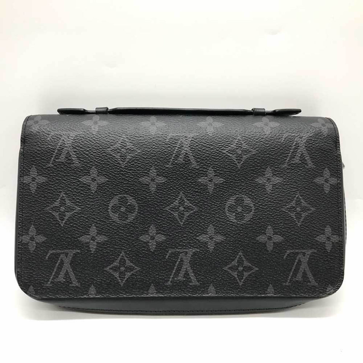 Louis Vuitton Monogram Eclipse Black Monogram Eclipse Long Wallet (Bi-Fold) (Pre-Owned)
