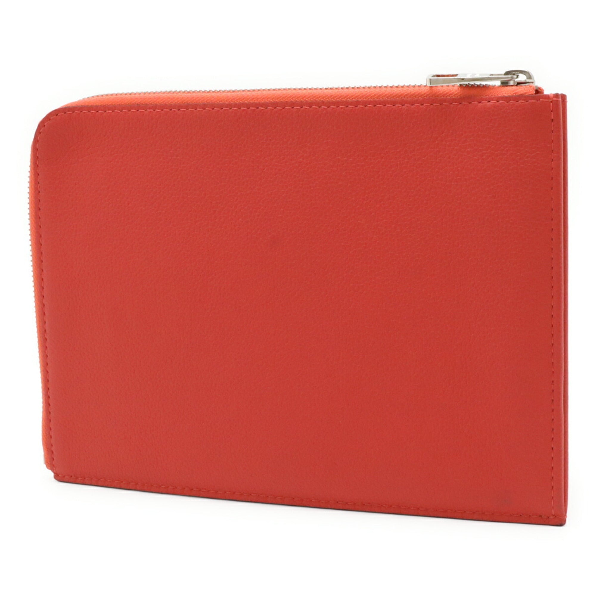 Louis Vuitton Poppy Petal Leather Clutch Bag Pochette (Pre-Owned)