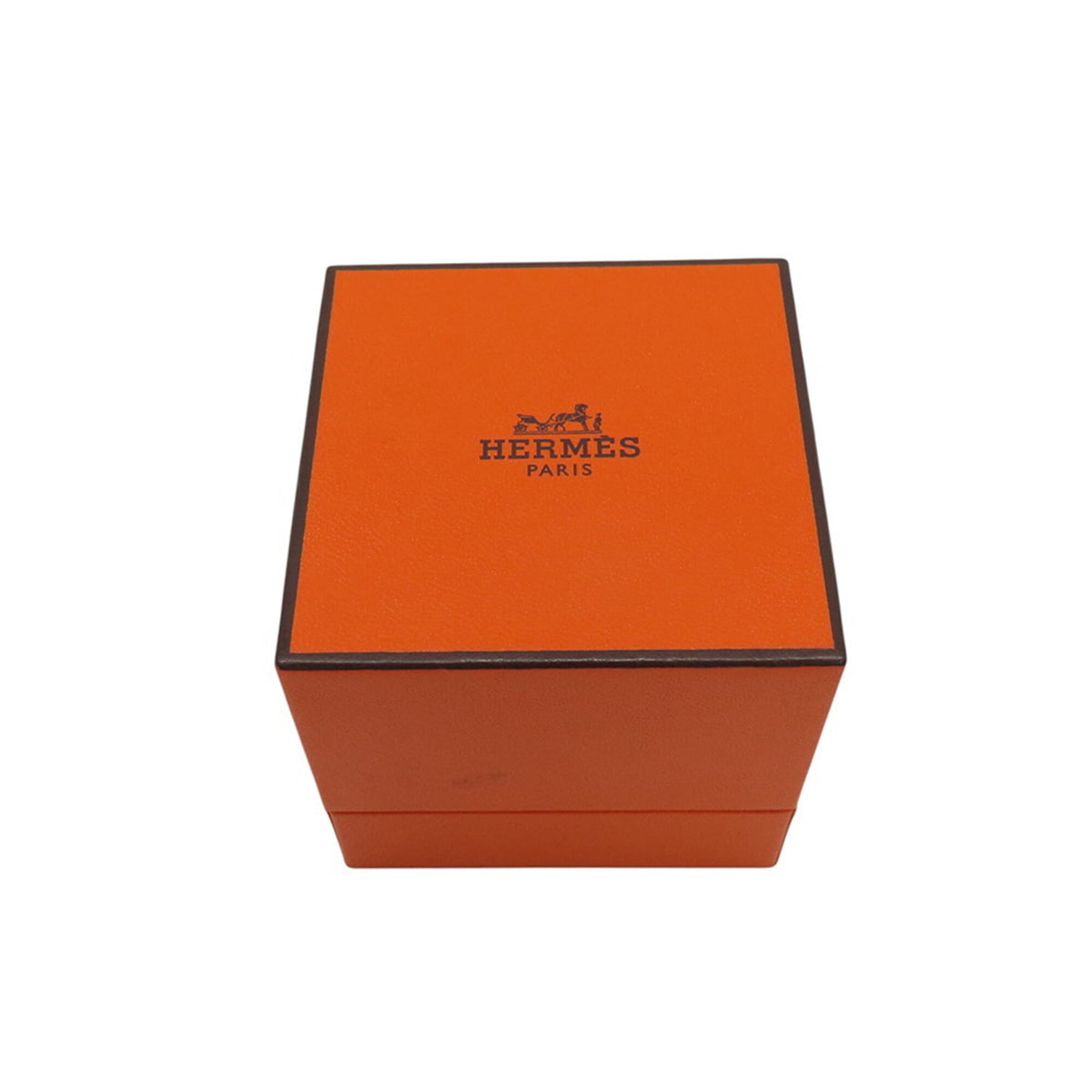 Hermes Silver 925 Band Ring (Pre-Owned)