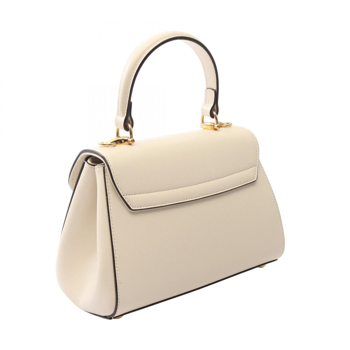 Gucci Ivory Leather Handbag (Pre-Owned)