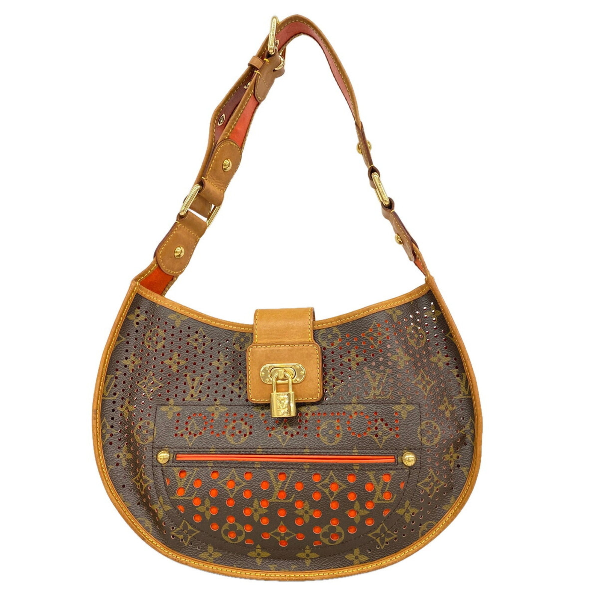 Louis Vuitton Lv Orange Shoulder Bag (Pre-Owned)