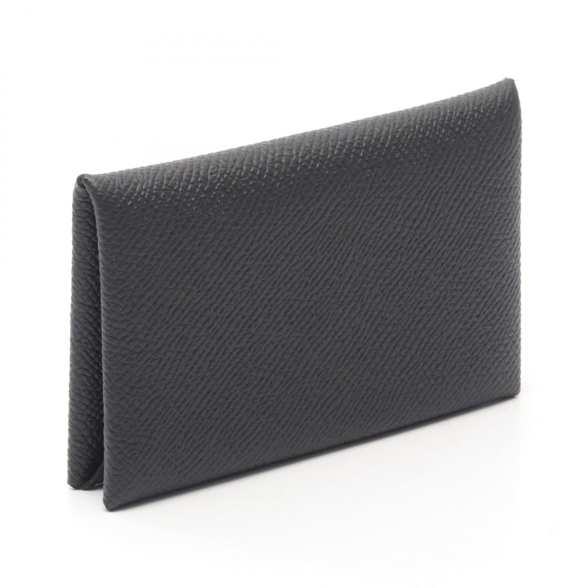 Hermes Black Epsom Leather Leather Coin Purse/Coin Case (Pre-Owned)