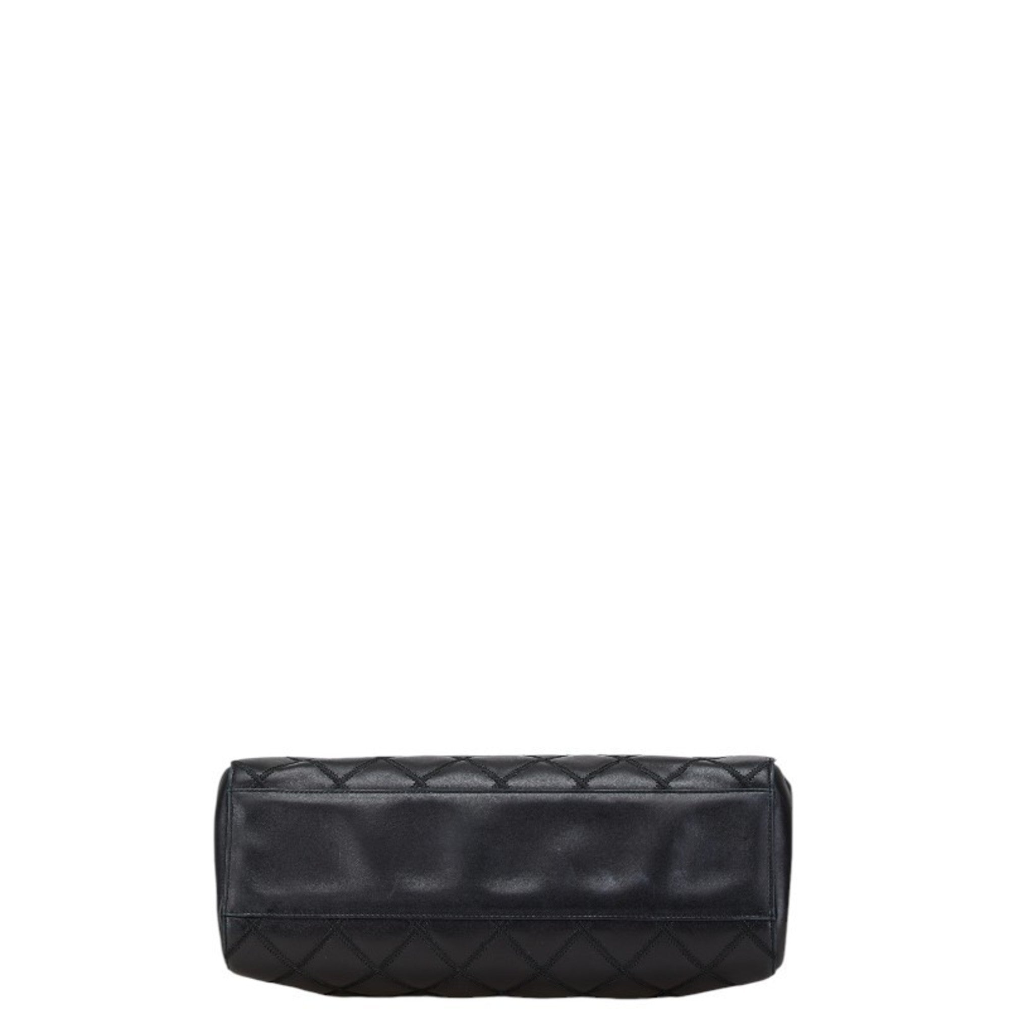 Chanel Black Leather Shoulder Bag (Pre-Owned)