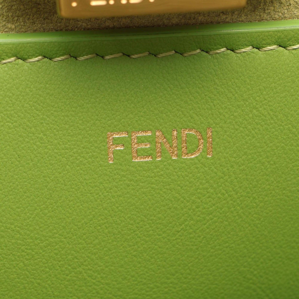 Fendi Brown Leather Handbag Shoulder Bag (Pre-Owned)