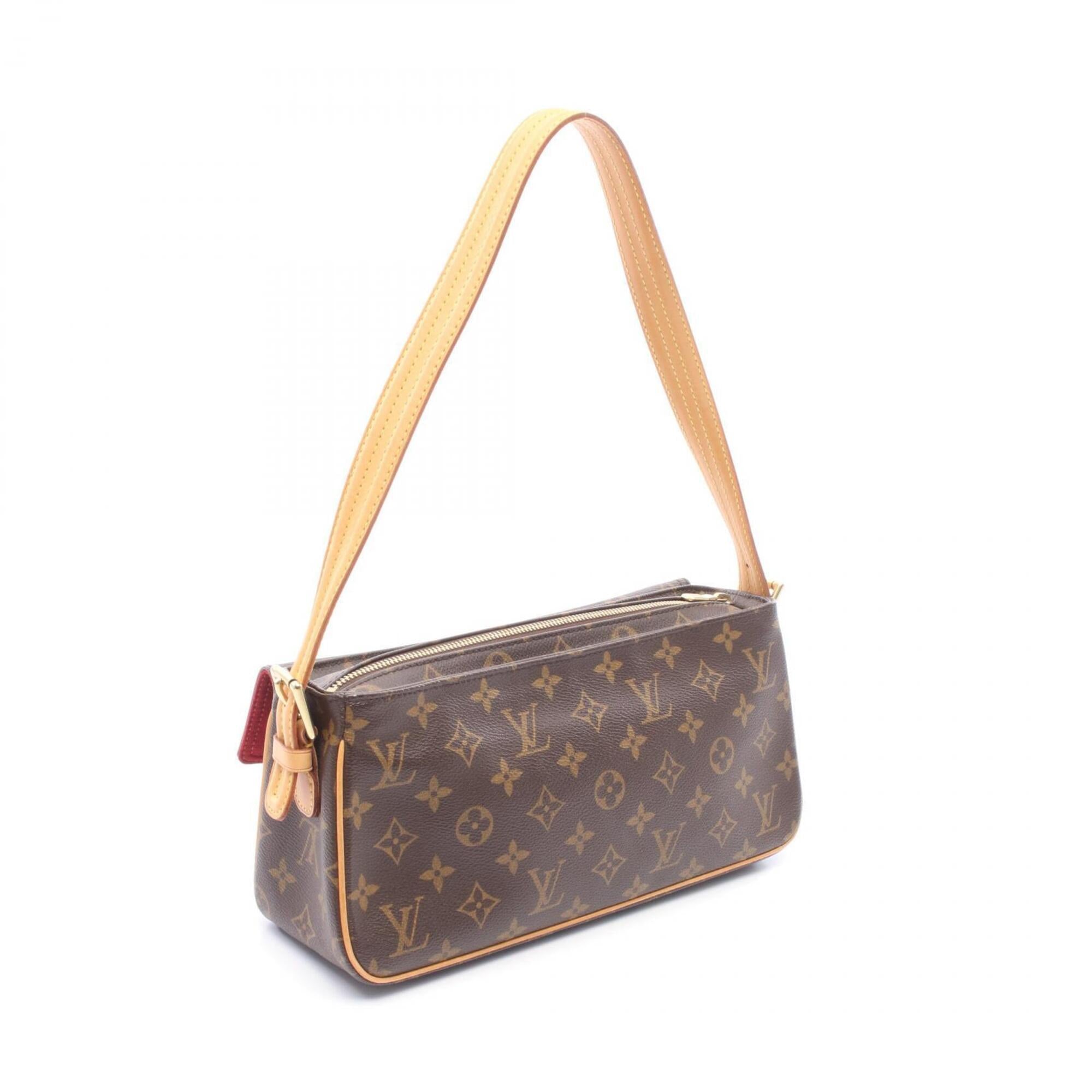 Louis Vuitton Brown Coated Canvas Monogram Handbag Shoulder Bag (Pre-Owned)