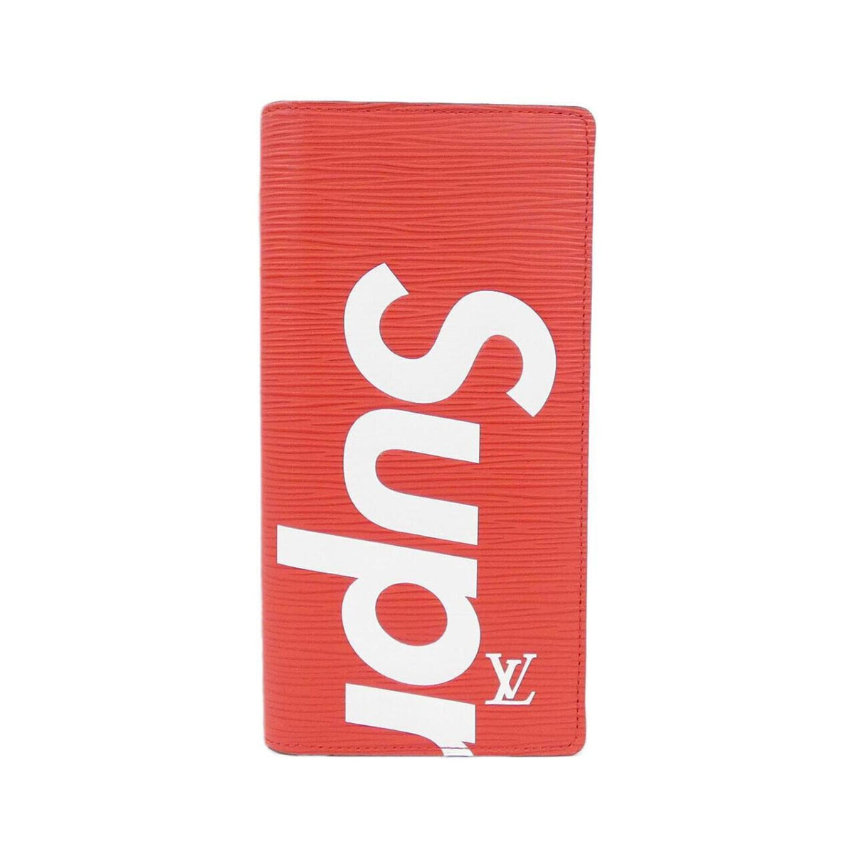 Louis Vuitton Epi Rouge Leather Long Wallet (Bi-Fold) (Pre-Owned)