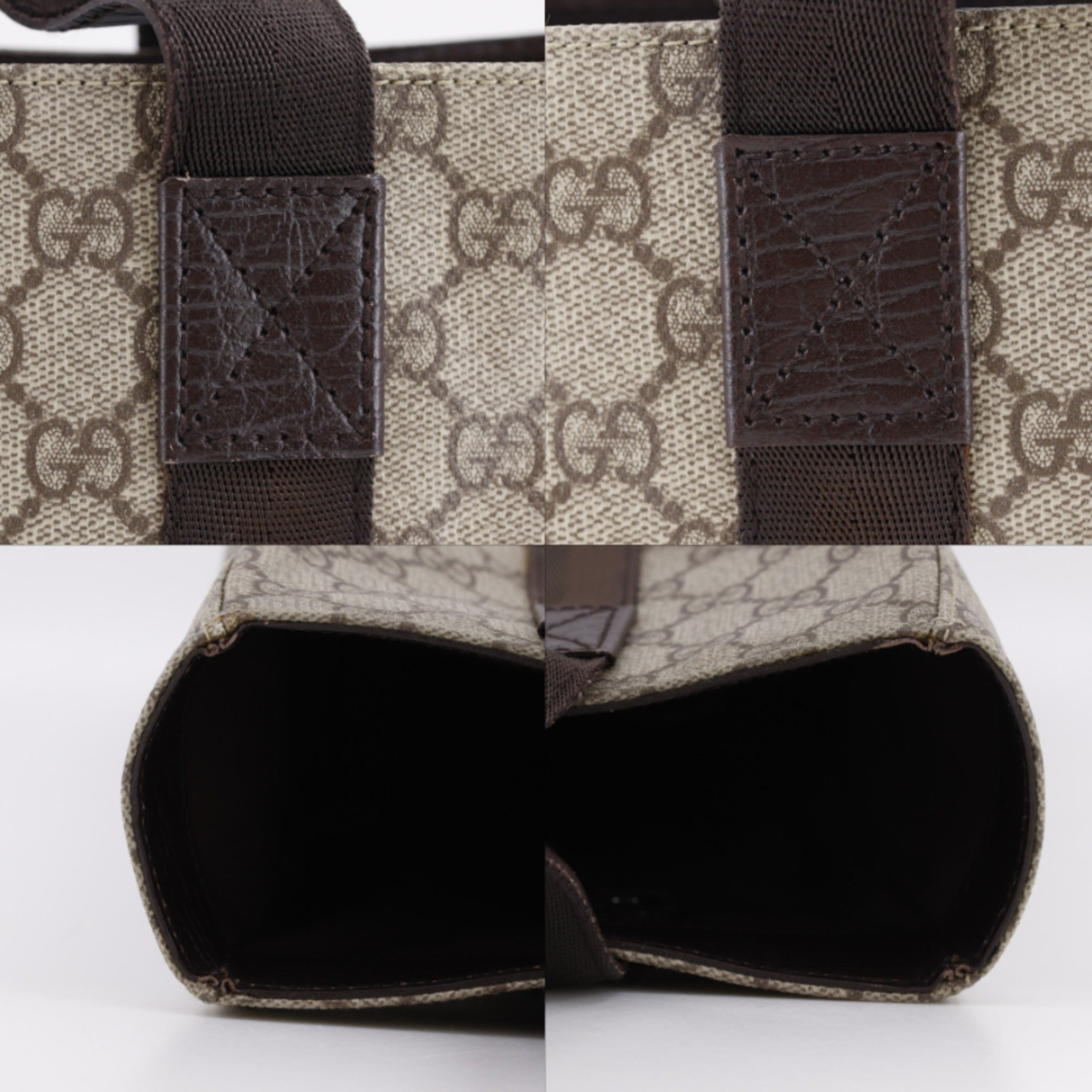 Gucci Brown Gg Supreme Tote Bag (Pre-Owned)