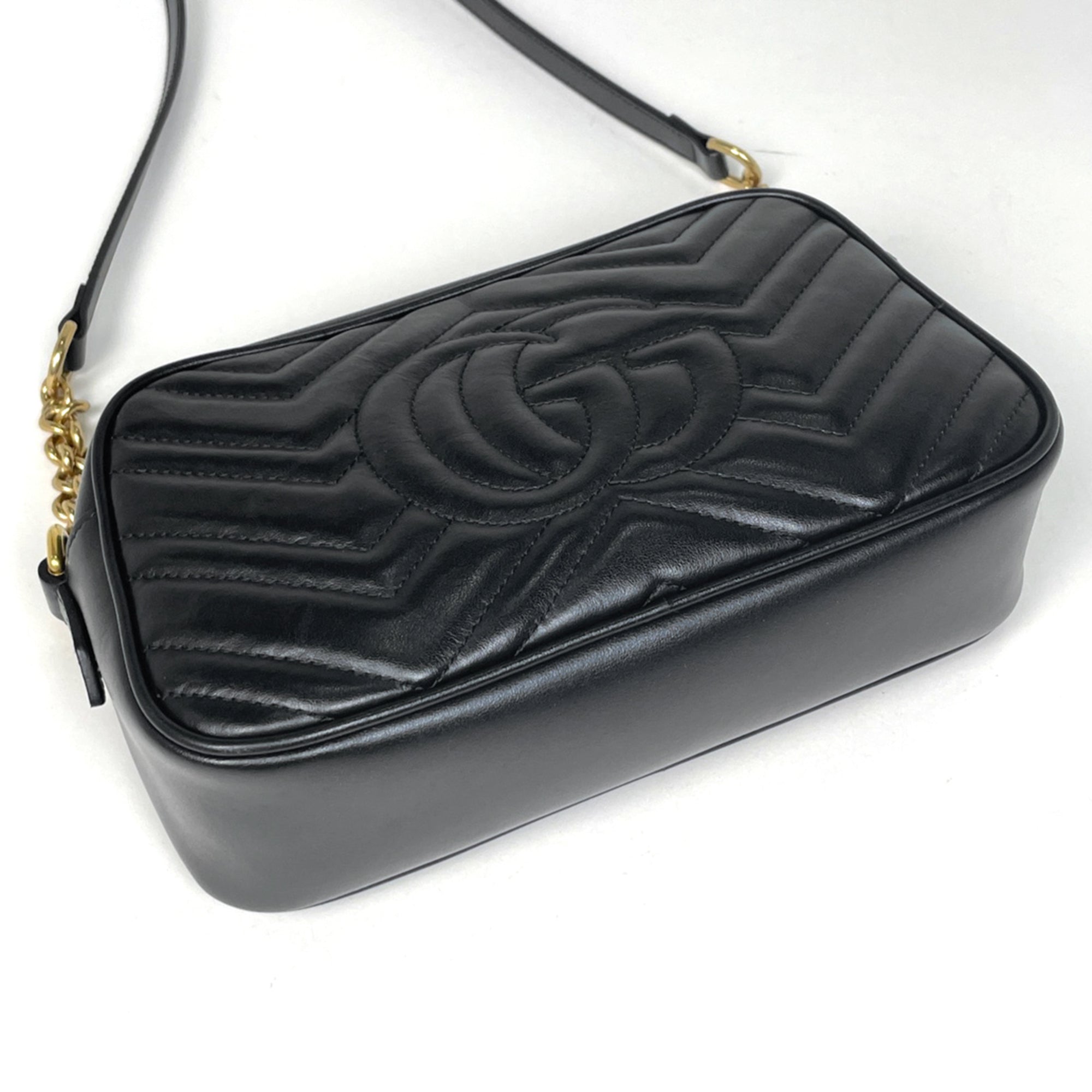 Gucci Black Leather Shoulder Bag (Pre-Owned)