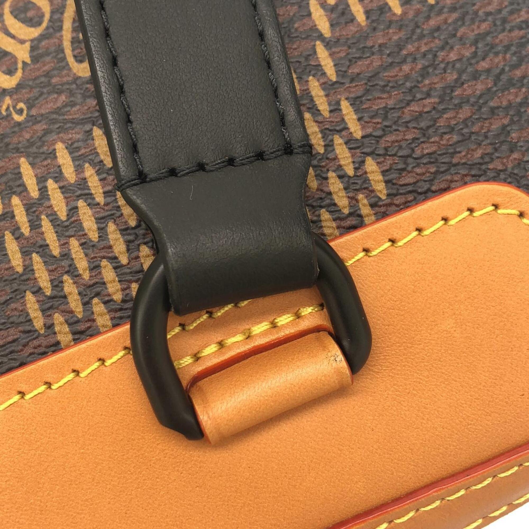 Louis Vuitton Ebene Coated Canvas Shoulder Bag (Pre-Owned)