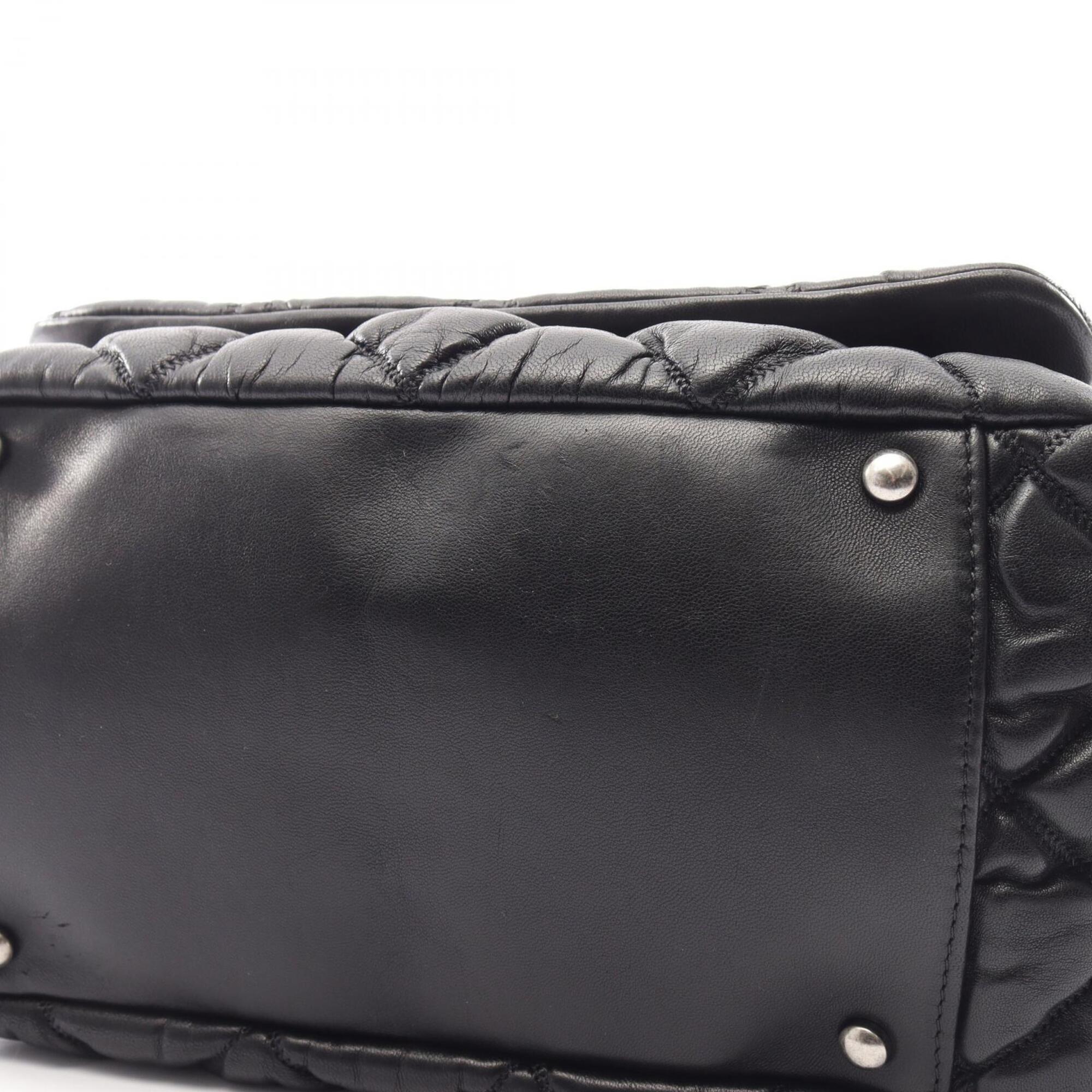 Chanel Black Handbag Shoulder Bag (Pre-Owned)