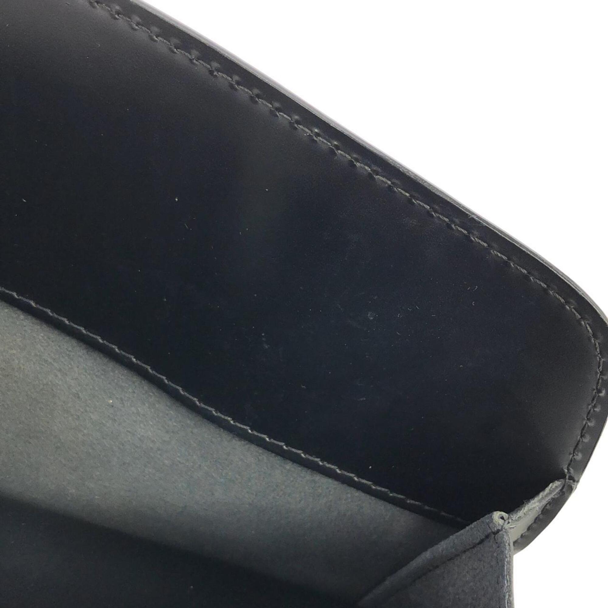 Louis Vuitton Black Leather Handbag (Pre-Owned)