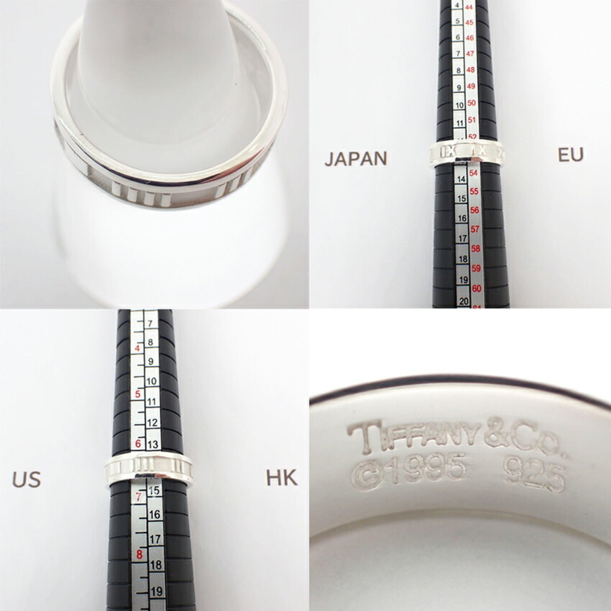 Tiffany Sterling Silver 925 Band Ring (Pre-Owned)