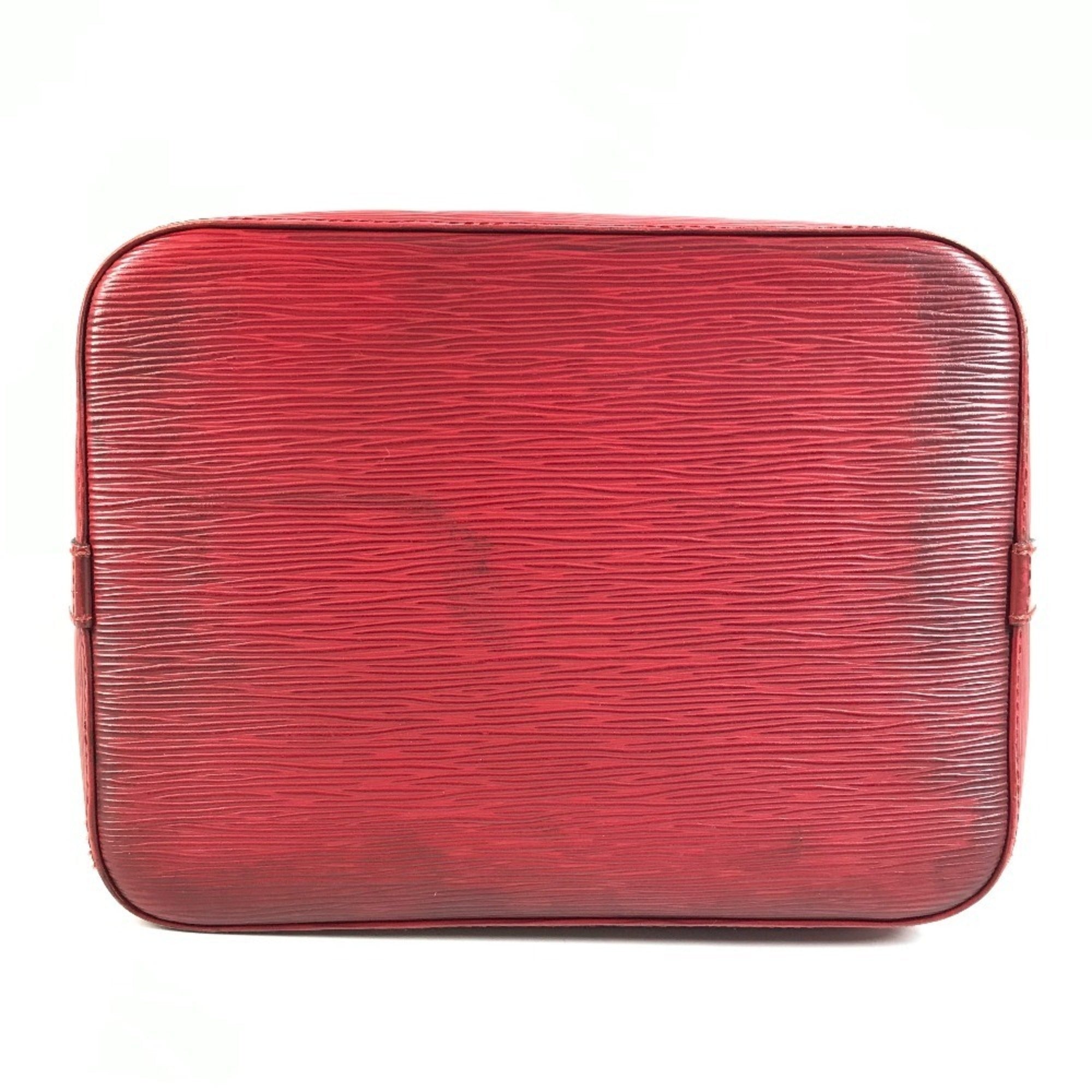 Louis Vuitton Castilian Red Red Color Epi Leather Shoulder Bag (Pre-Owned)