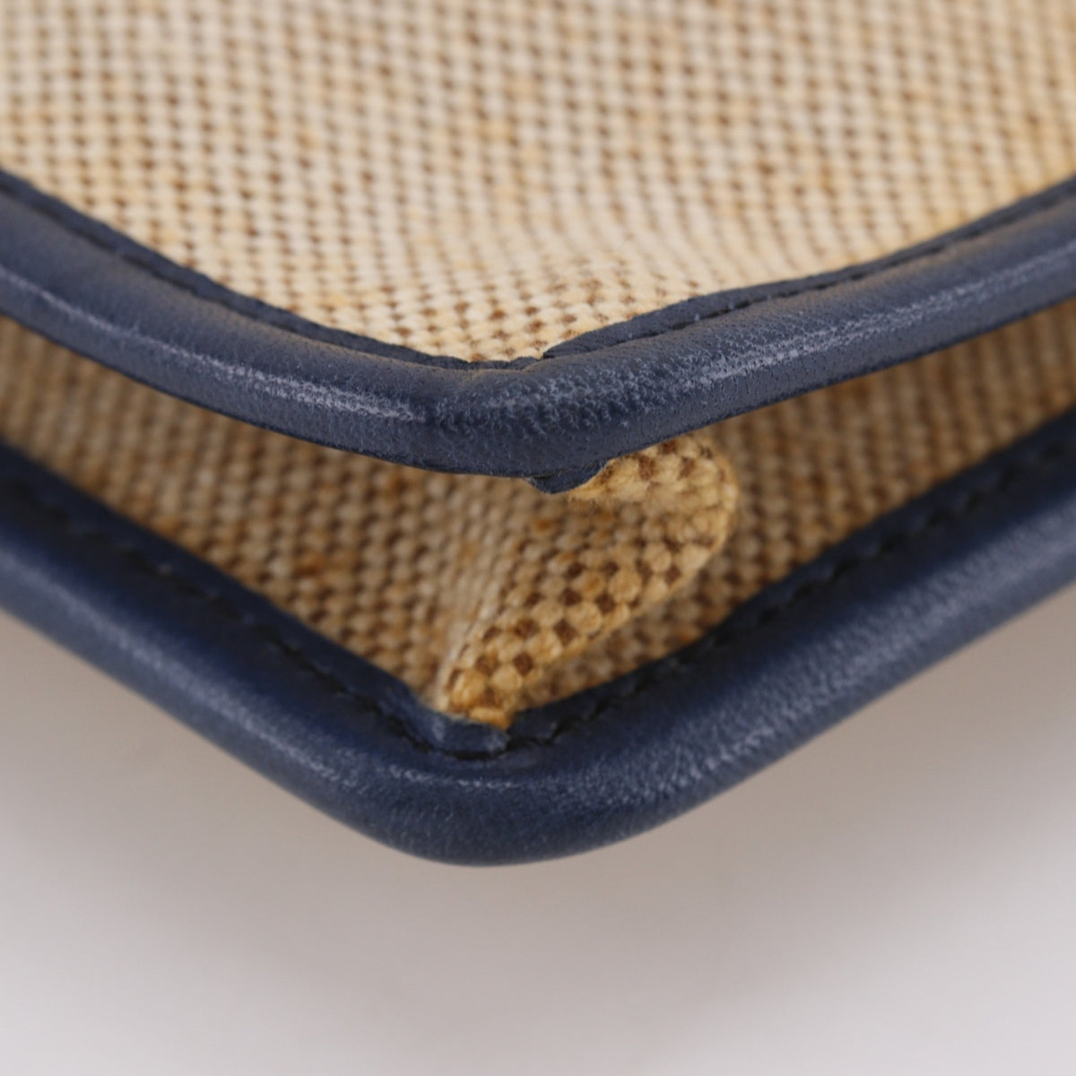 Celine Beige Canvas Clutch Bag (Pre-Owned)