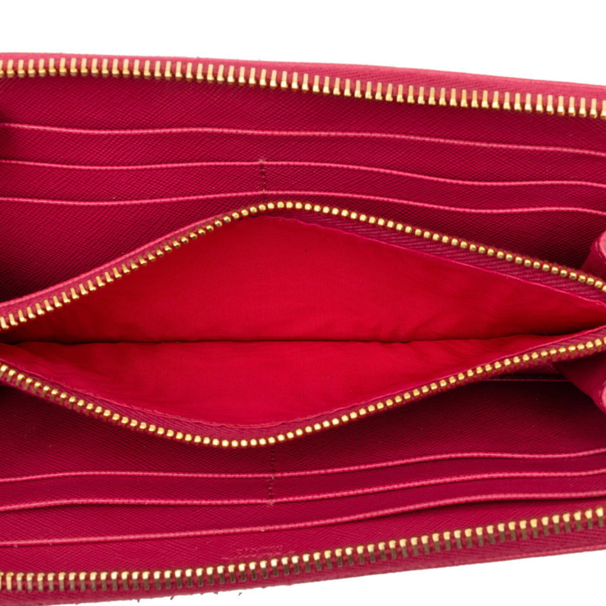Prada Pink Leather Coin Purse/Coin Case (Pre-Owned)
