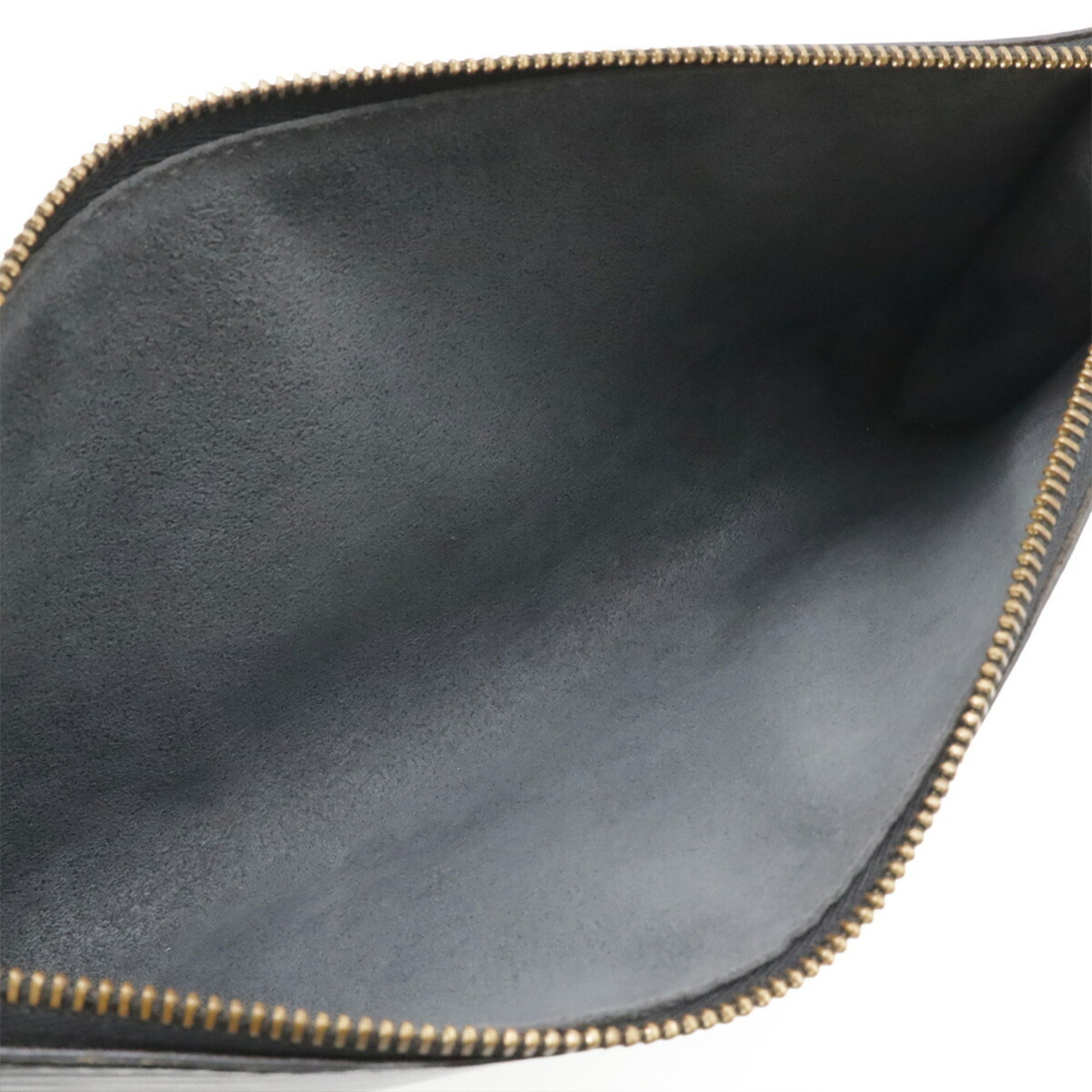 Louis Vuitton Noir Epi Leather Handbag Pochette Pouch (Pre-Owned)