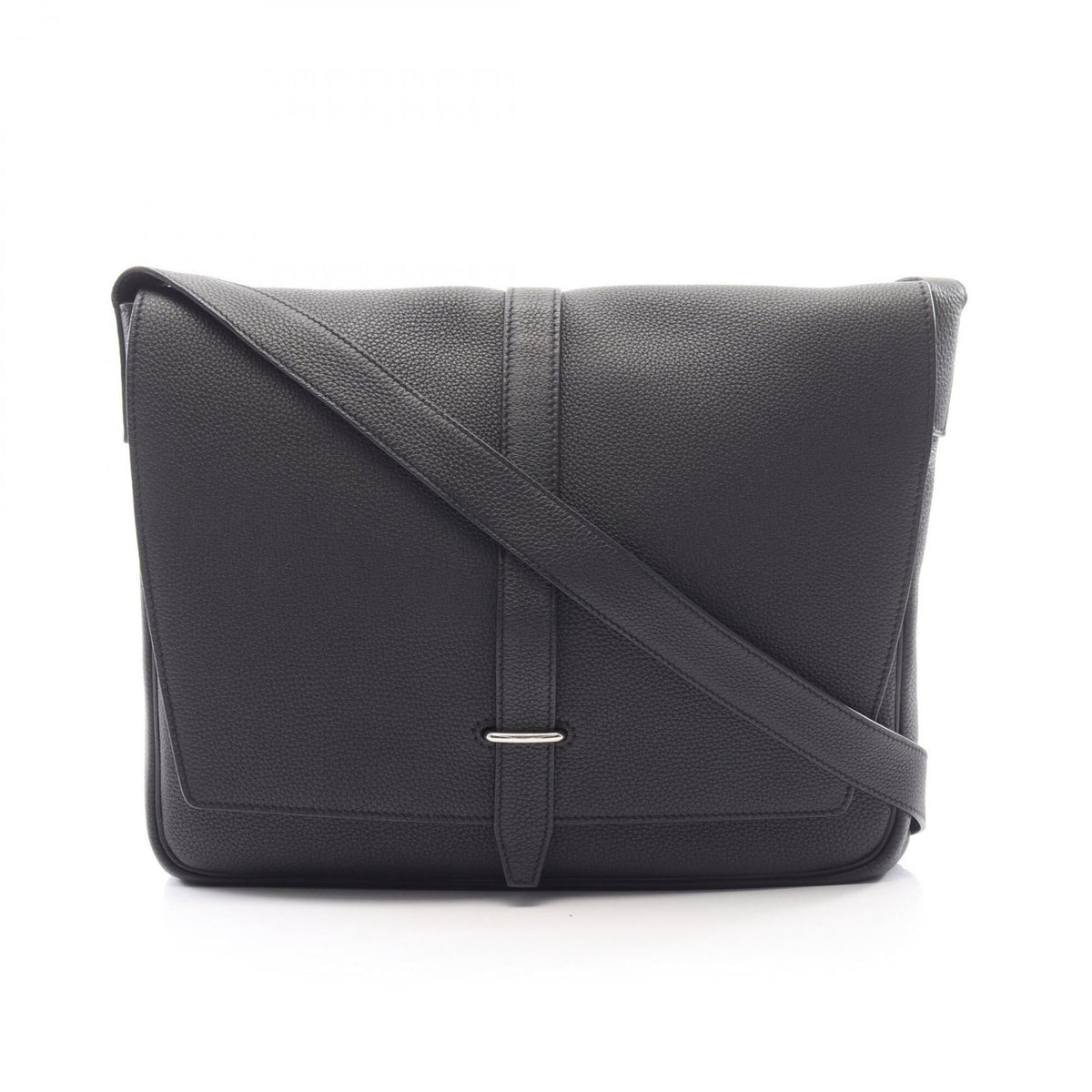 Hermes Black Togo Leather Handbag Shoulder Bag (Pre-Owned)
