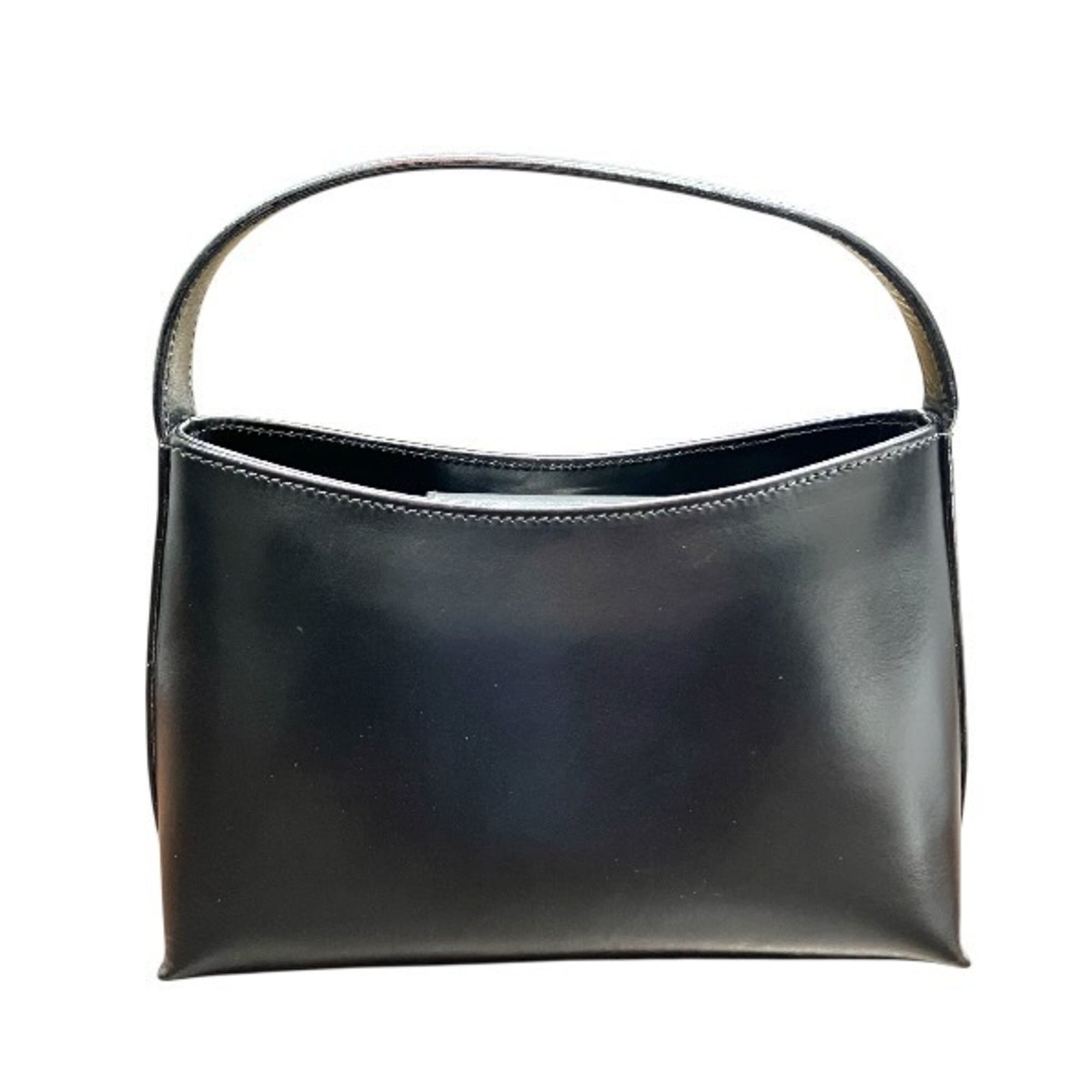 Burberry Black Leather Handbag (Pre-Owned)