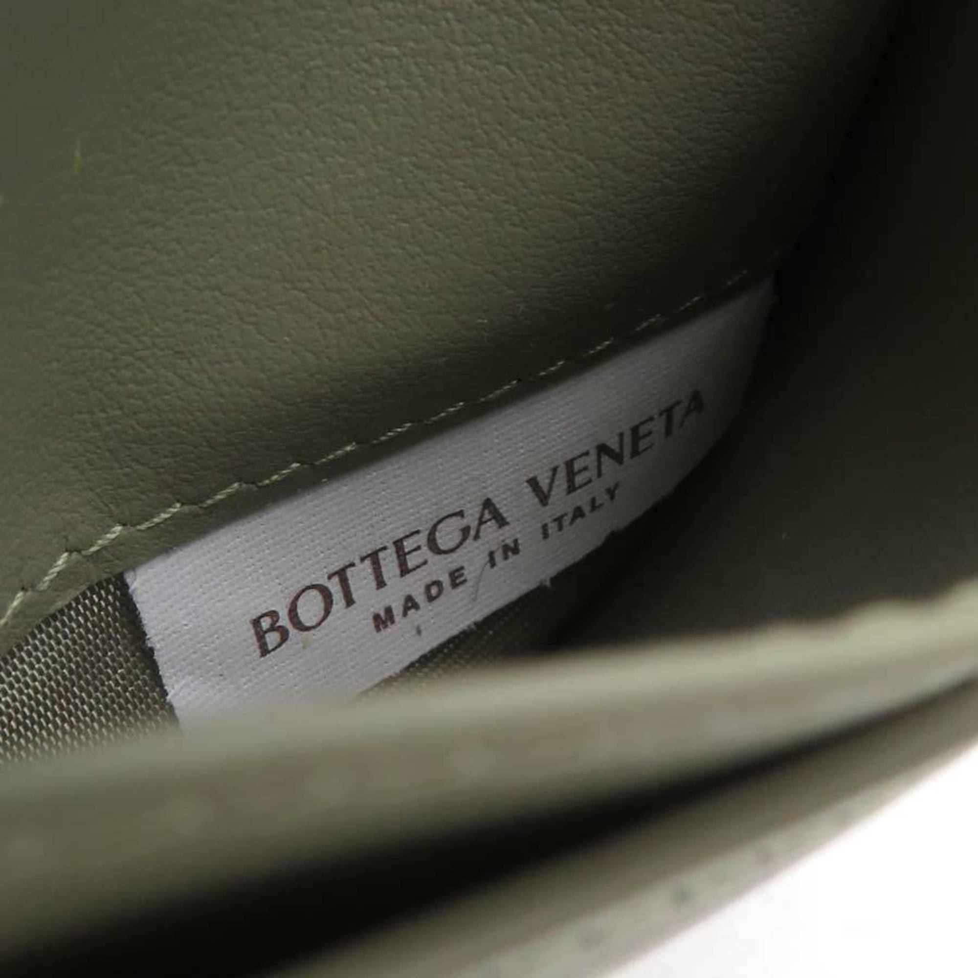 Bottega Veneta Green Leather Wallet (Bi-Fold) (Pre-Owned)