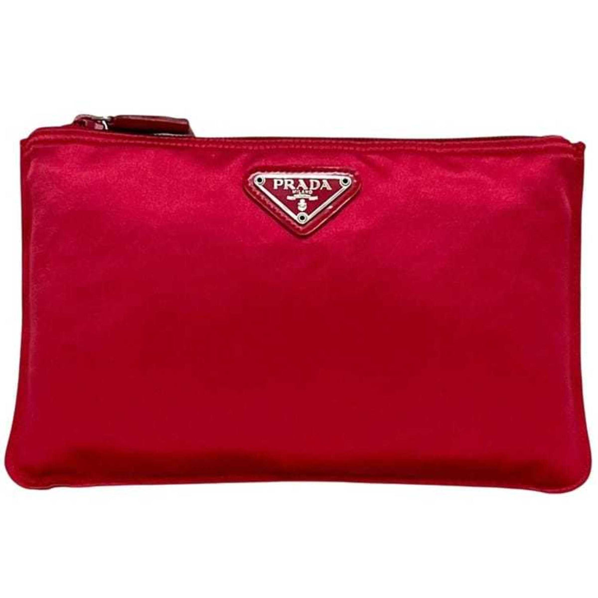 Prada Pink Satin Pouch (Pre-Owned)