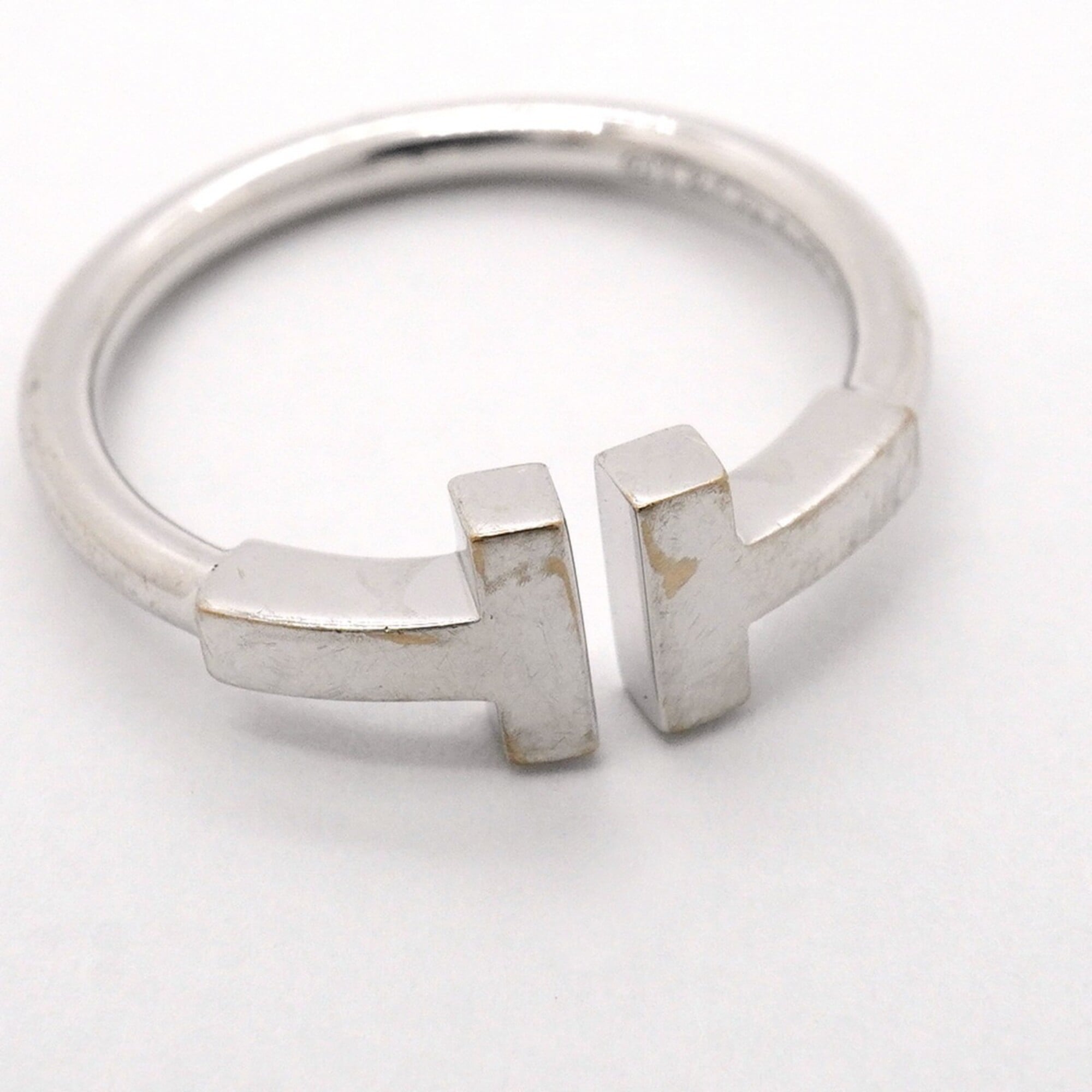 Tiffany White Gold (18K) Band Ring (Pre-Owned)