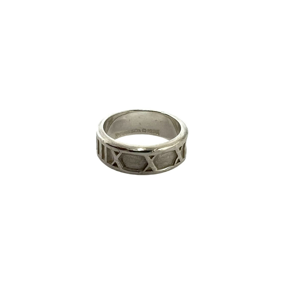 Tiffany Silver Silver 925 Band Ring (Pre-Owned)