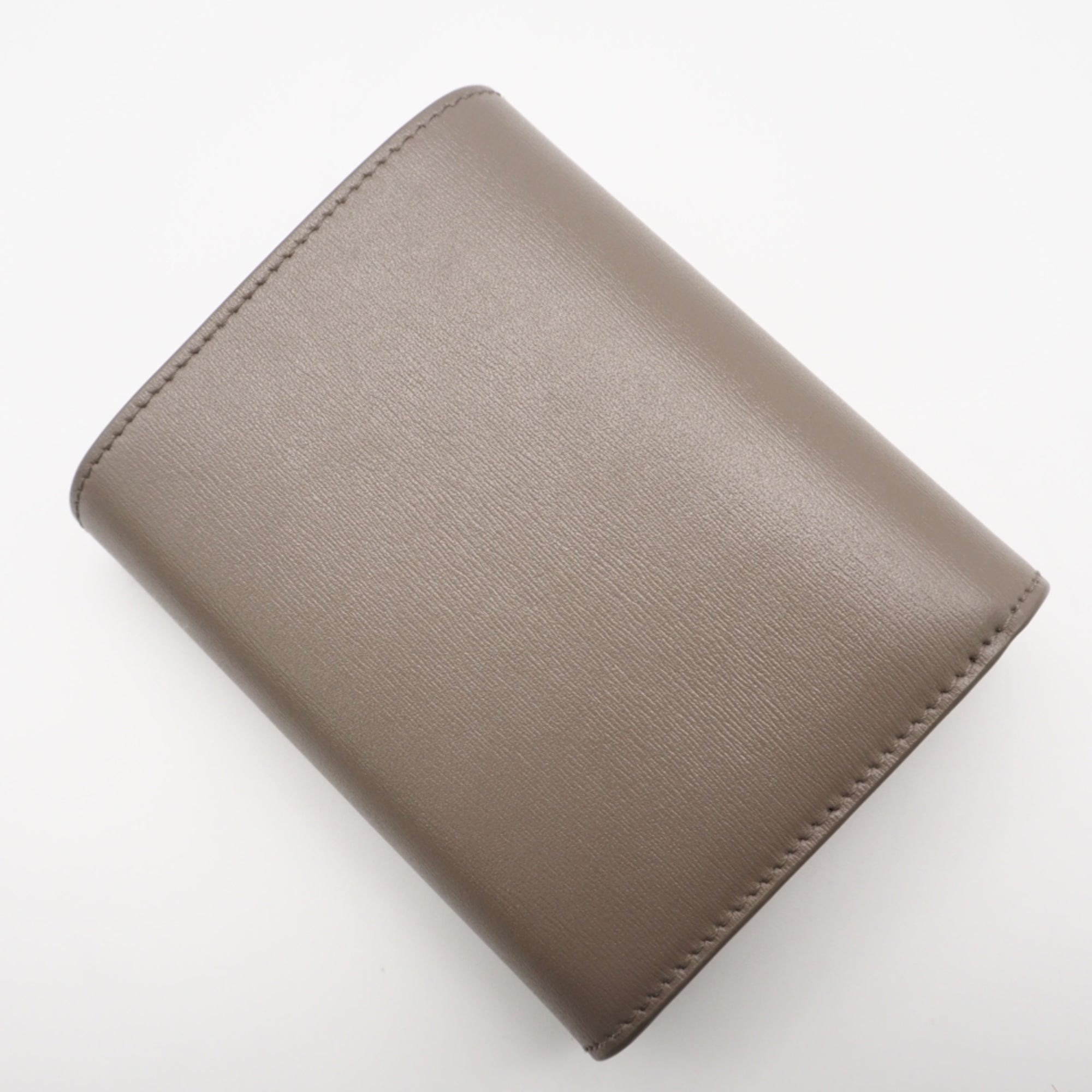 Celine Grayish Leather Wallet (Tri-Fold) (Pre-Owned)