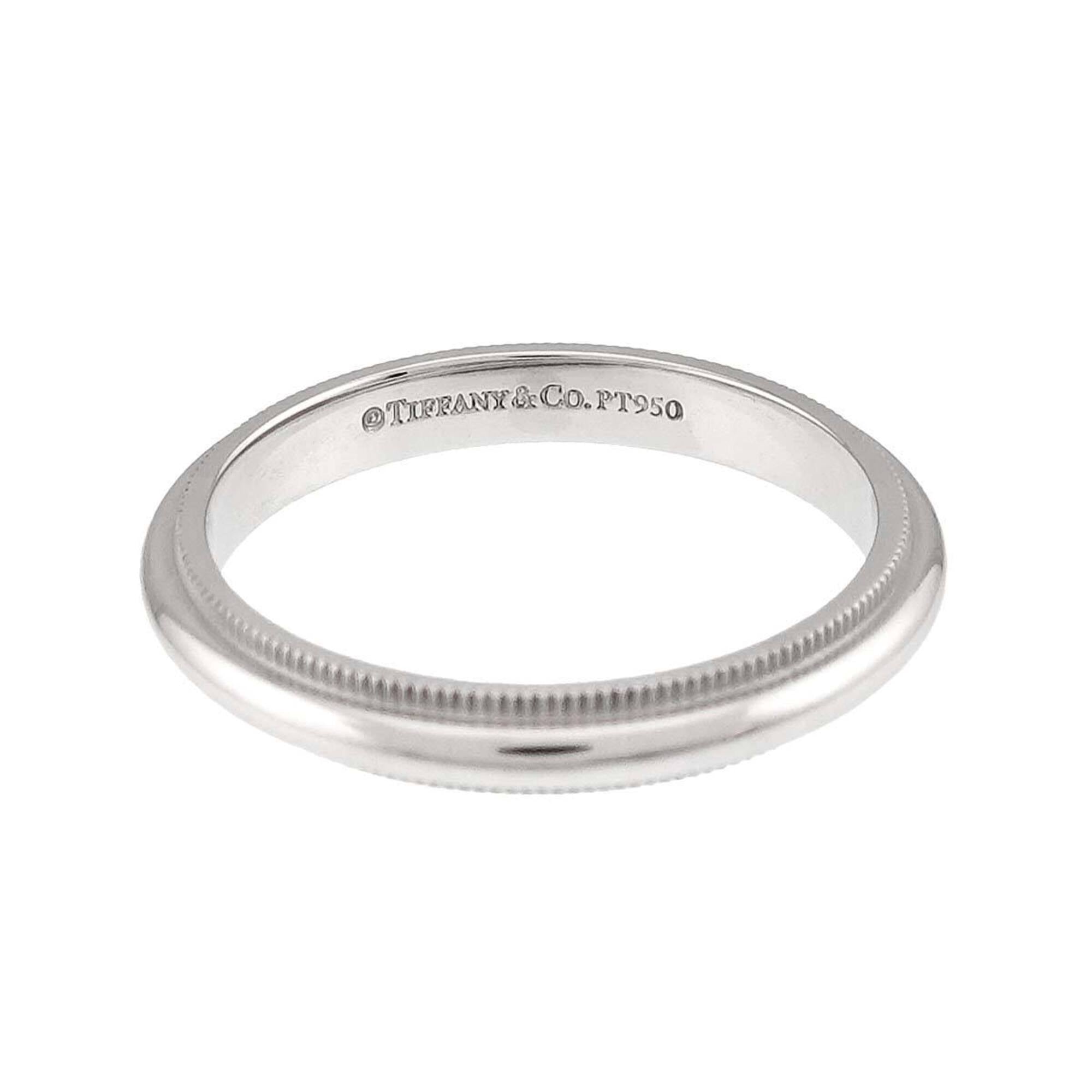 Tiffany Platinum 950 Band Ring (Pre-Owned)