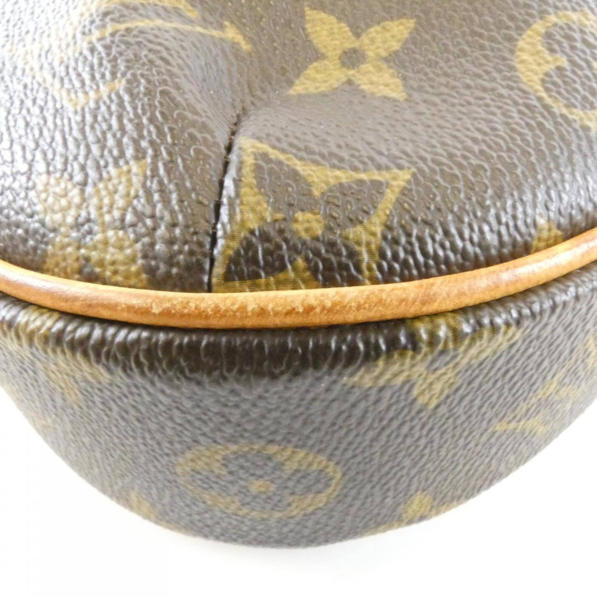 Louis Vuitton Marron Coated Canvas Shoulder Bag (Pre-Owned)