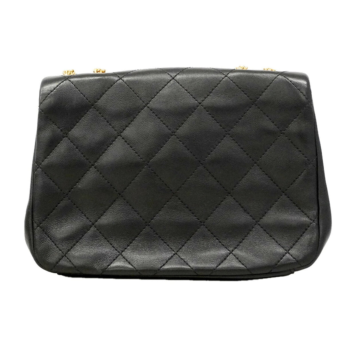 Chanel Black Leather Shoulder Bag (Pre-Owned)