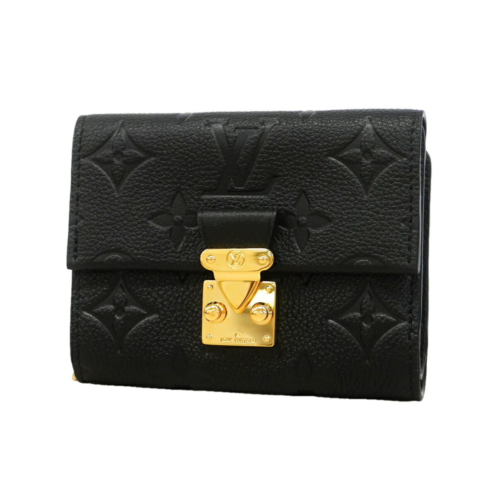 Louis Vuitton Noir Wallet (Tri-Fold) (Pre-Owned)