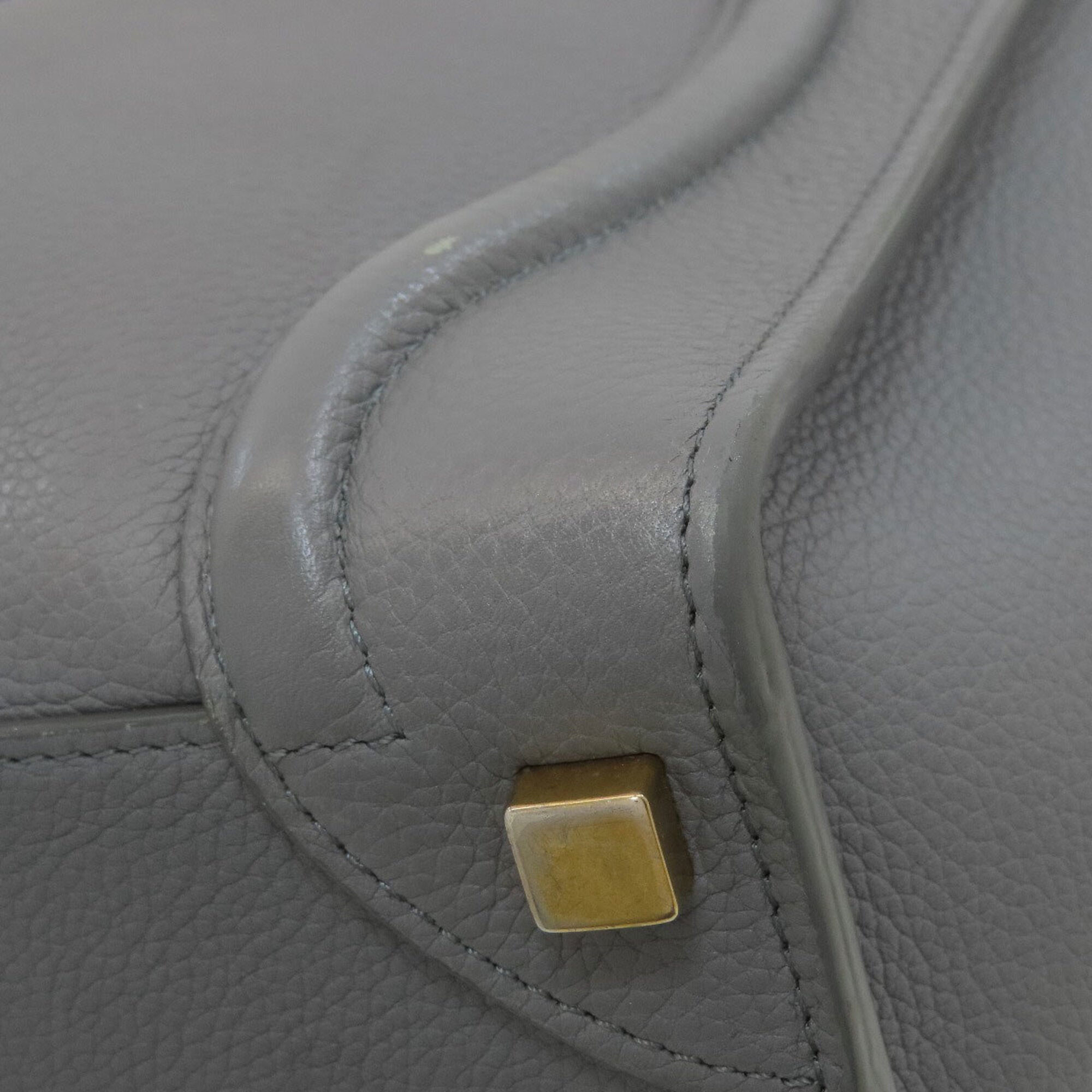 Celine Gray Leather Handbag (Pre-Owned)