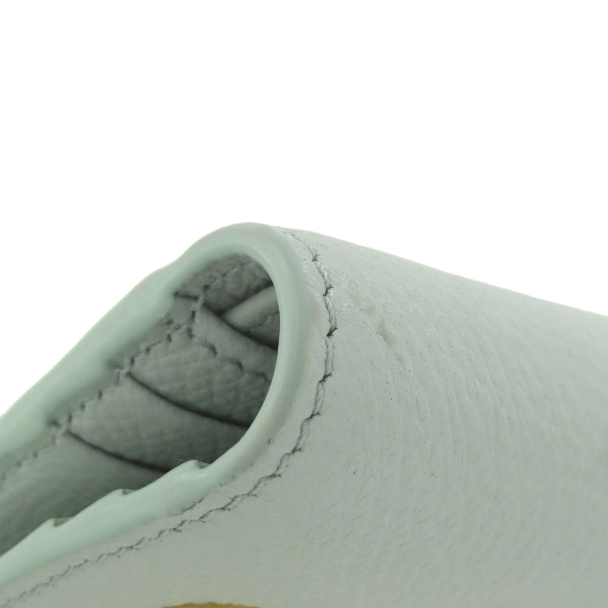 Valentino Light Green Leather Wallet (Bi-Fold) (Pre-Owned)