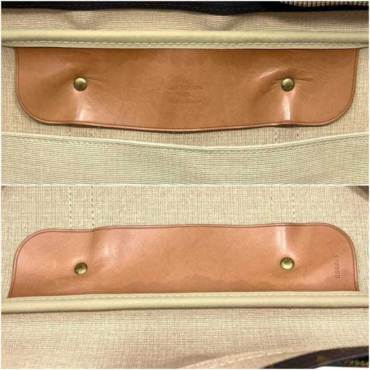 Louis Vuitton Brown Monogram Leather Boston Bag (Pre-Owned)