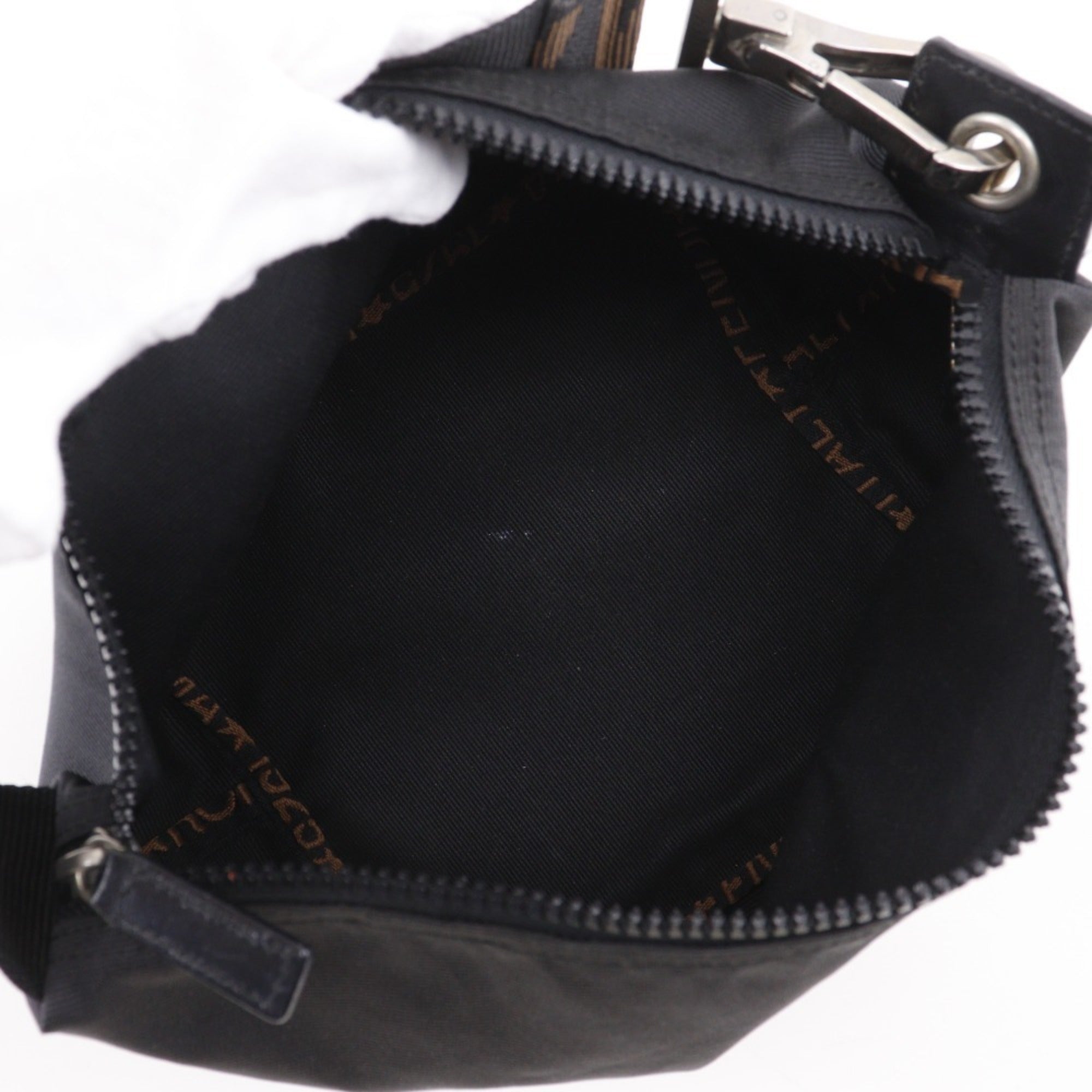Fendi Black Nylon Canvas Handbag (Pre-Owned)