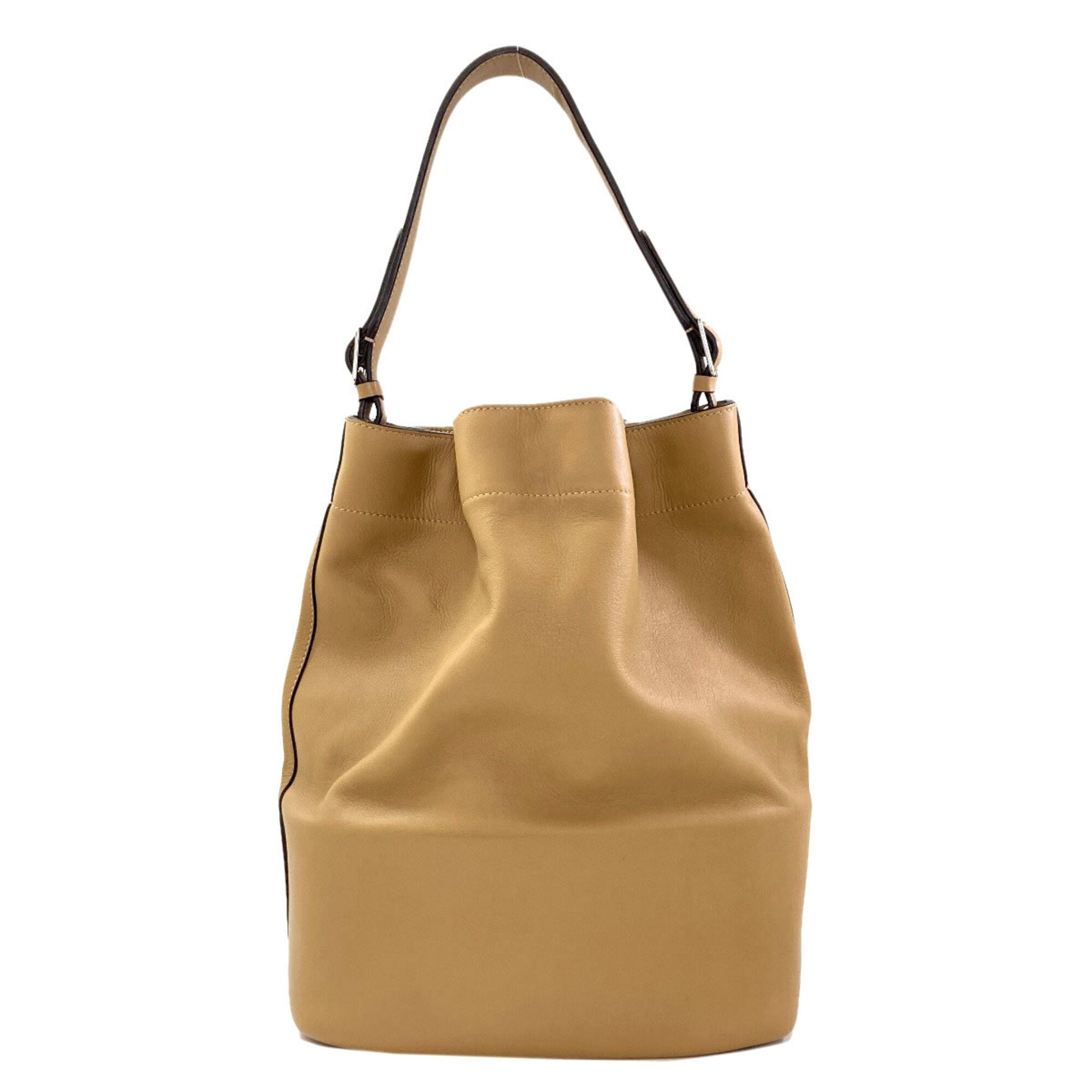 Celine Brown Leather Shoulder Bag (Pre-Owned)