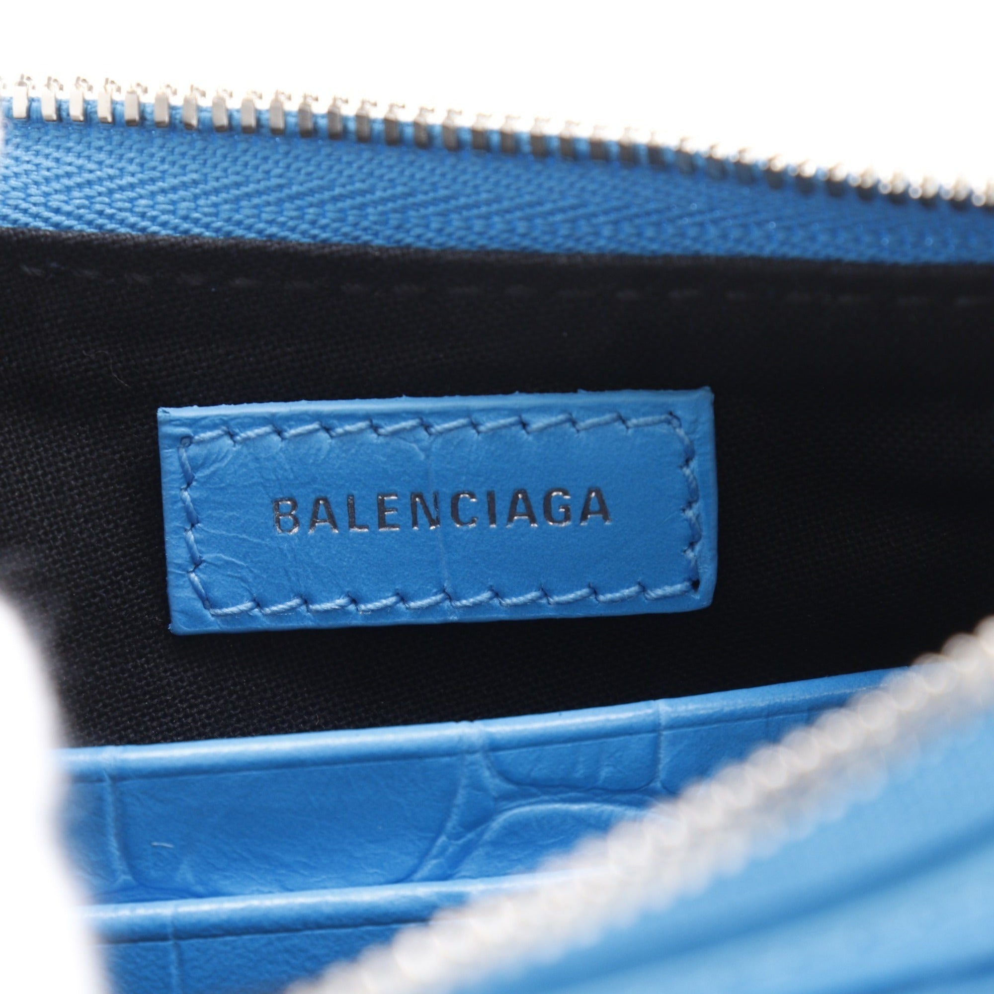 Balenciaga Light Blue Leather Shoulder Bag (Pre-Owned)