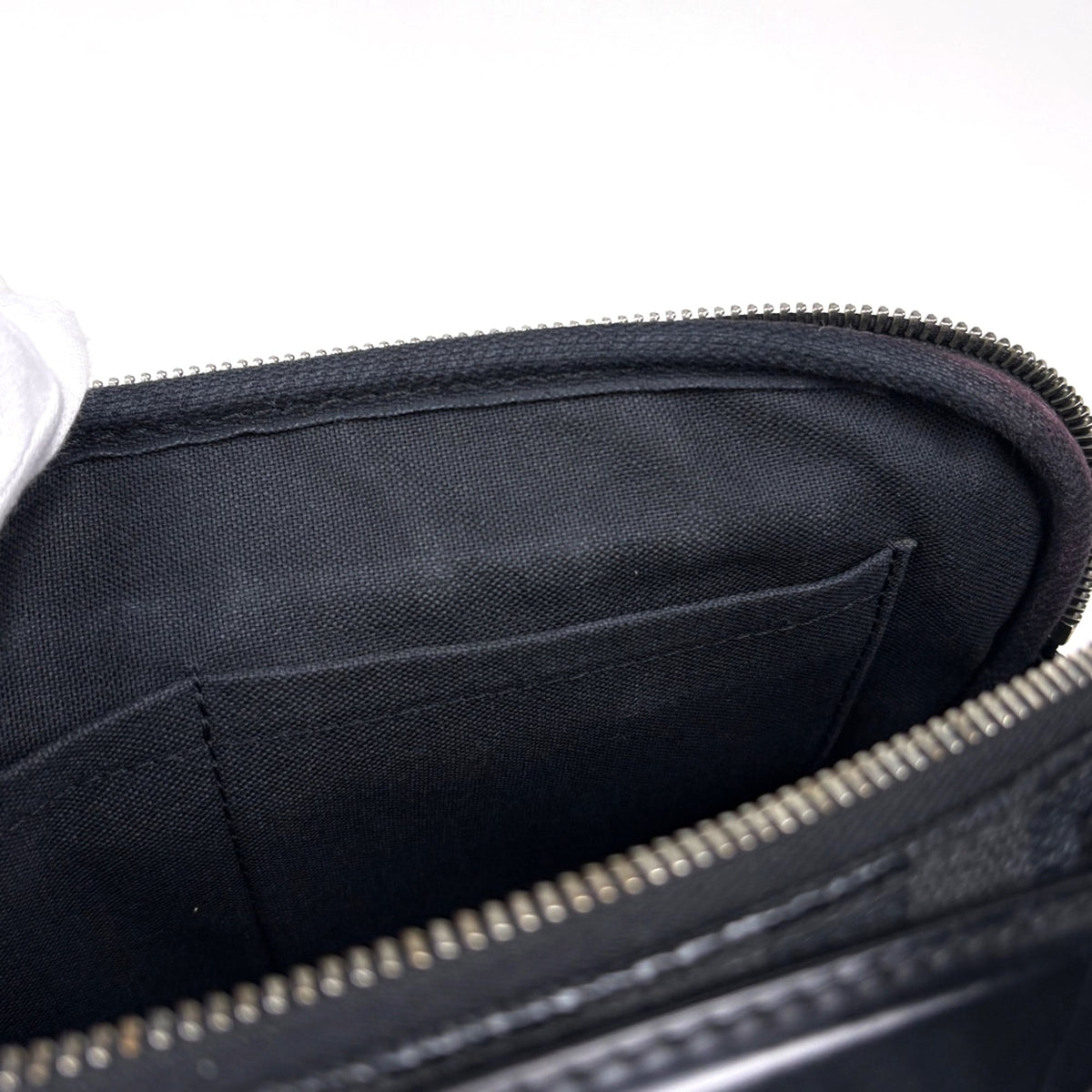 Louis Vuitton Black Noir Damier Graphite Fanny Pack Handbag Sling Bag (Pre-Owned)